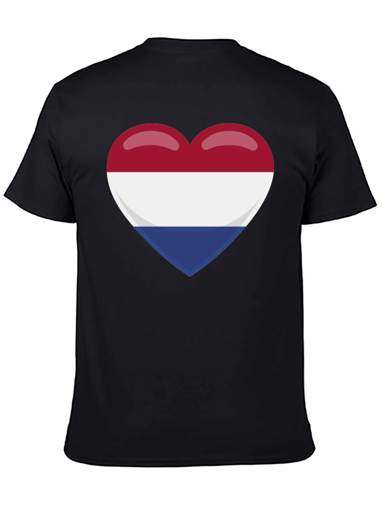 Netherlands Flag Heart T-Shirt - Show Your Pride!