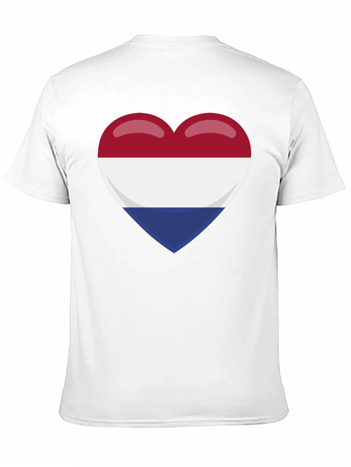 Netherlands Flag Heart T-Shirt - Show Your Pride!