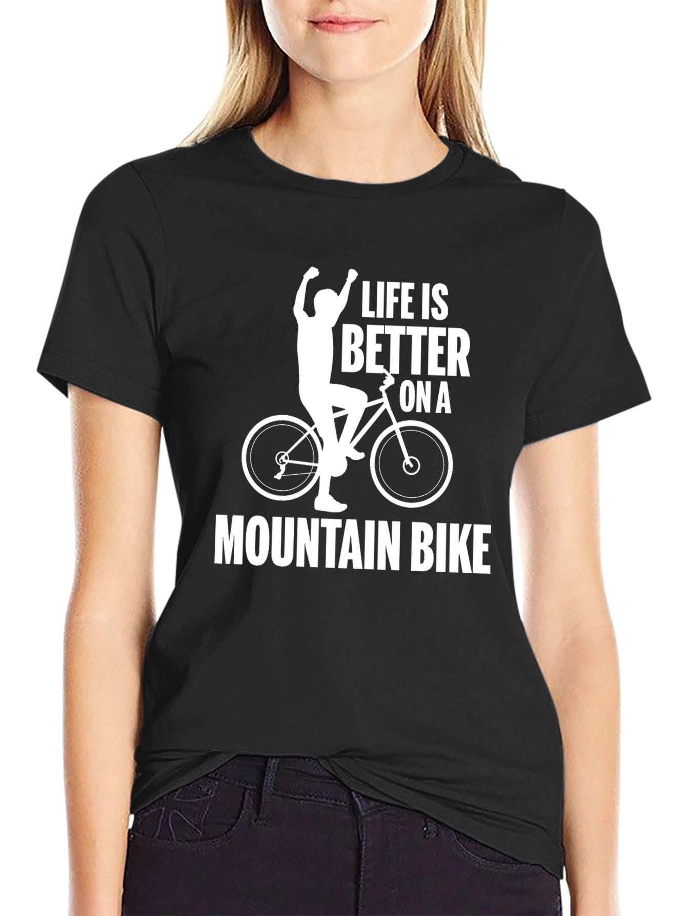 Life Is Better on a Mountain Bike Graphic Tee