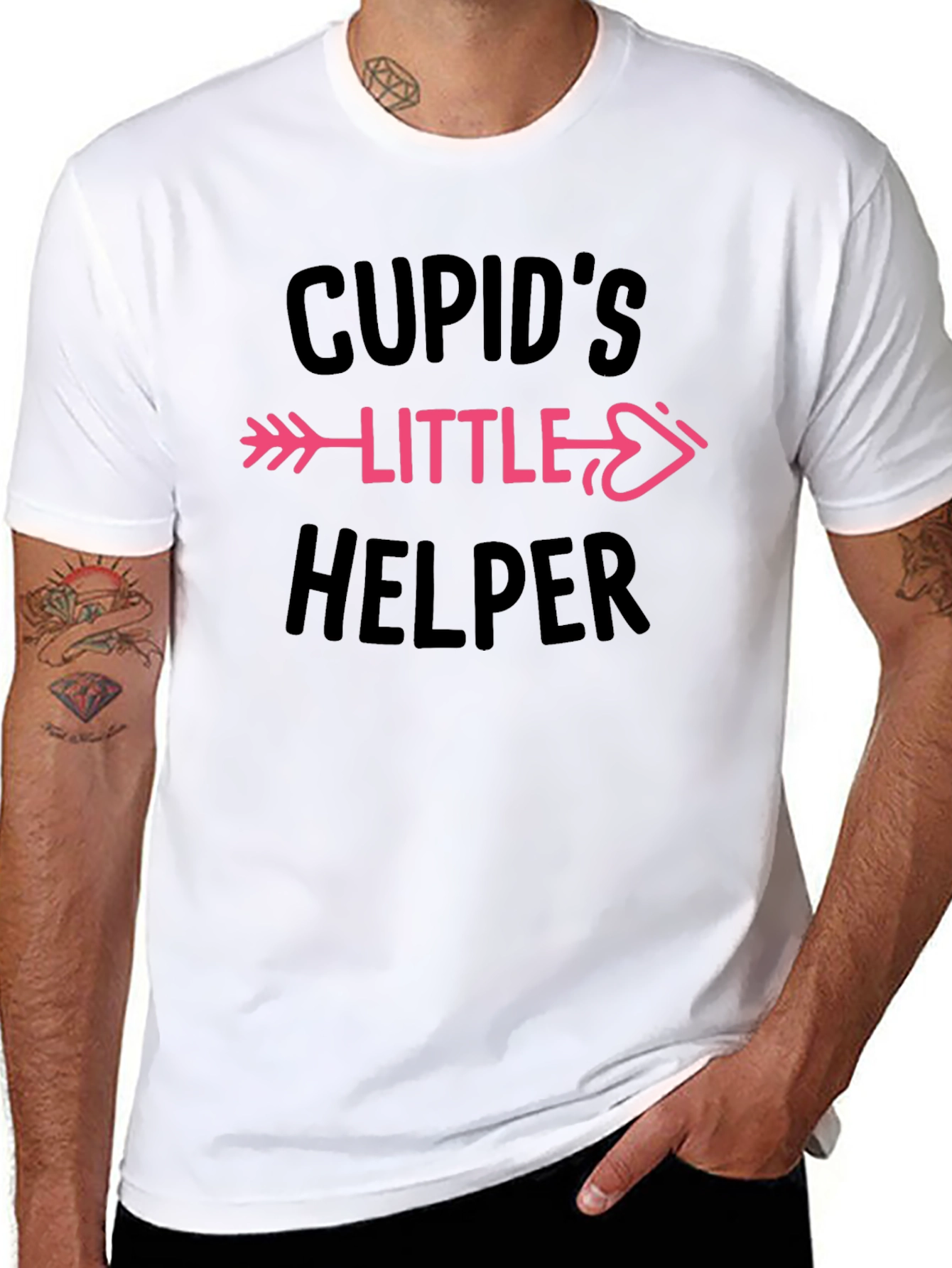Cupids Little Helper T-Shirt Valentines Day