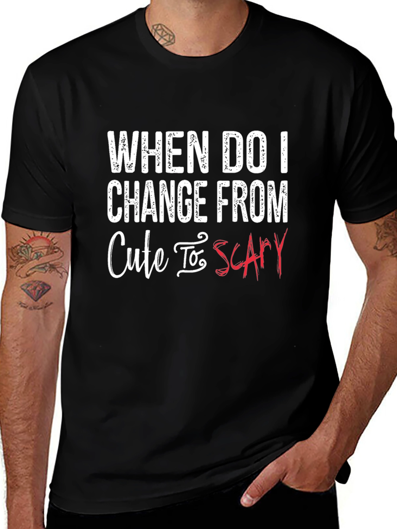 Cute to Scary Graphic T-Shirt