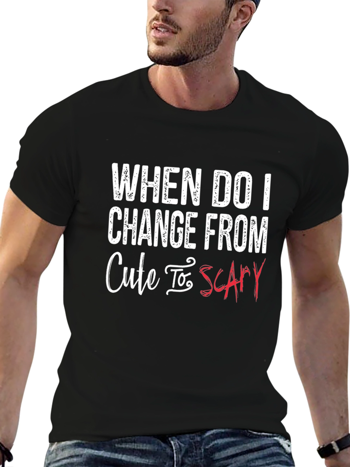Cute to Scary Graphic T-Shirt