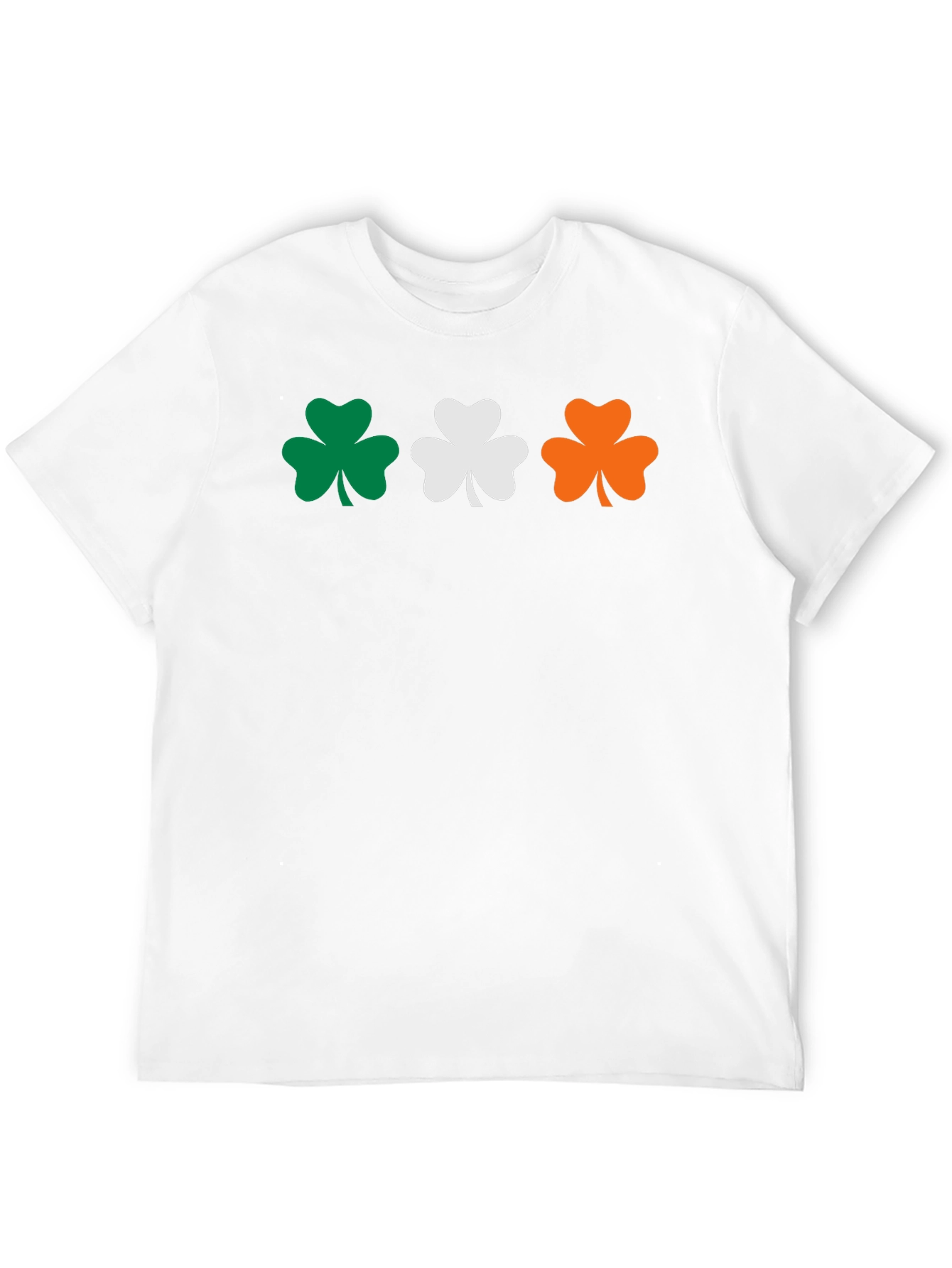 Irish Flag Shamrock T-Shirt - St. Patricks Day Tee
