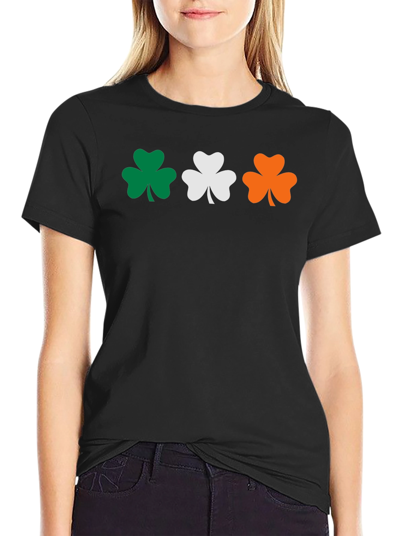 Irish Flag Shamrock T-Shirt - St. Patricks Day Tee