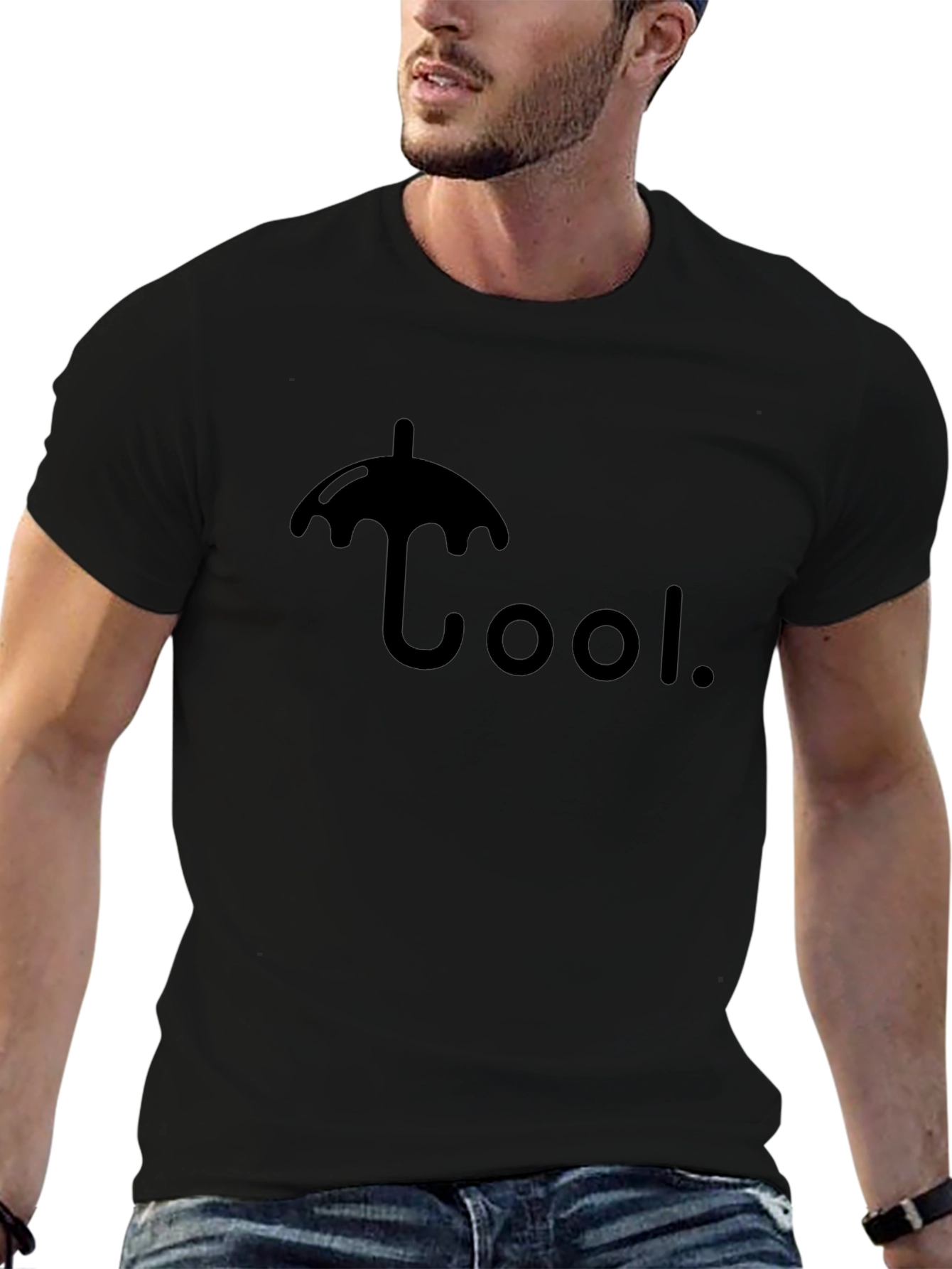 Cool Umbrella Graphic Tee - Stylish Menswear