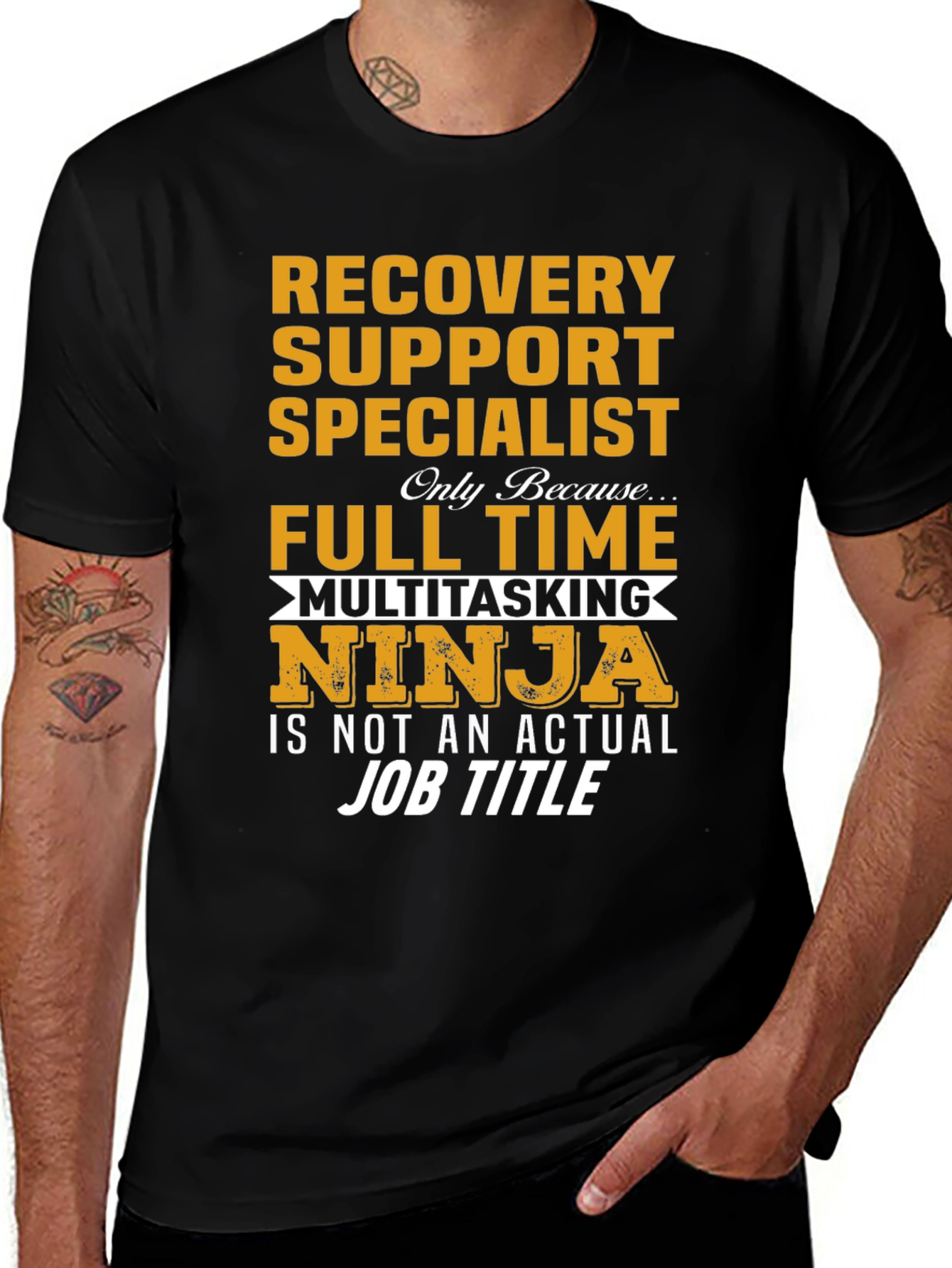 Recovery Support Specialist Ninja T-Shirt