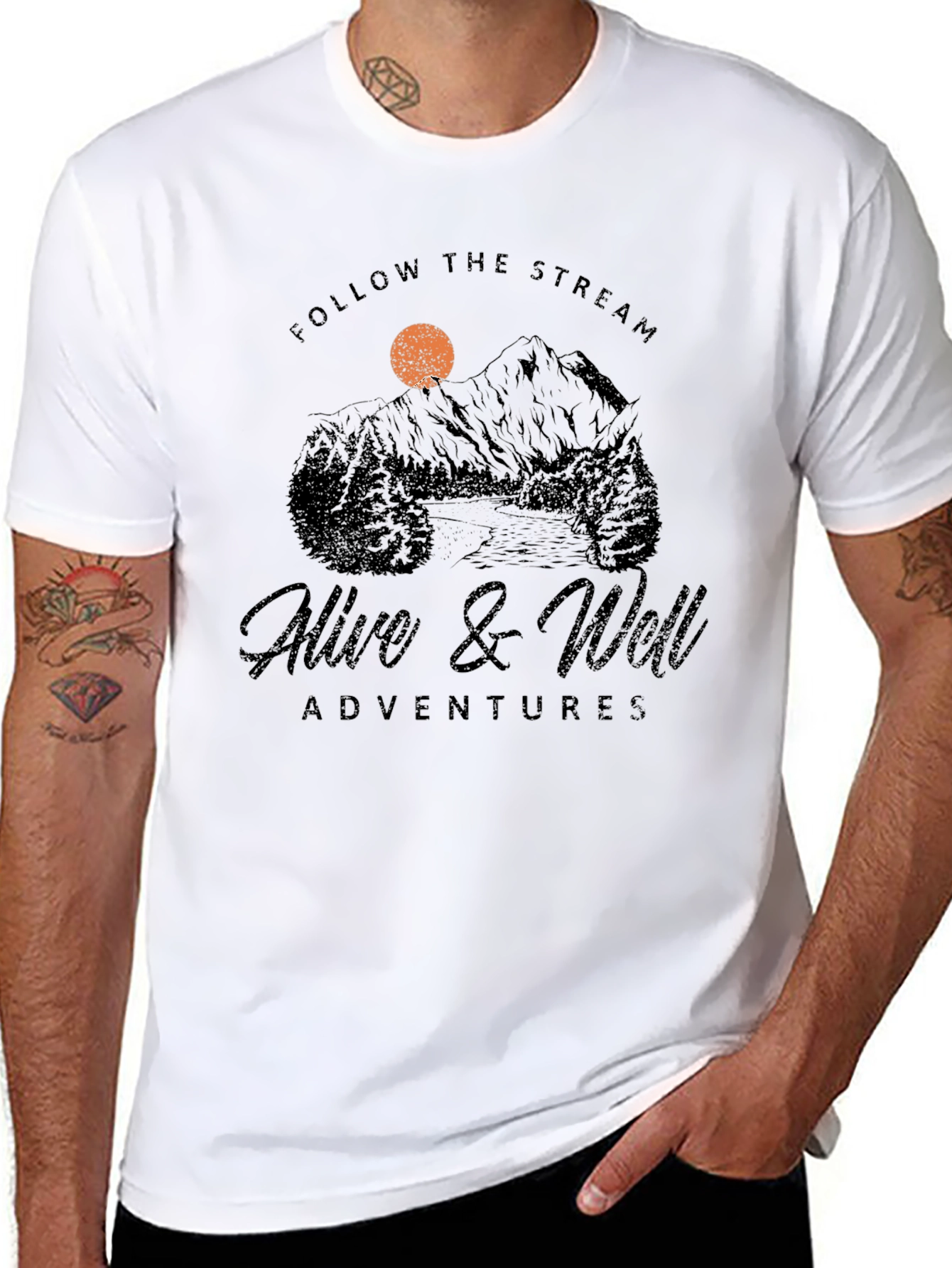 Alive & Well Adventures Graphic Tee - Black