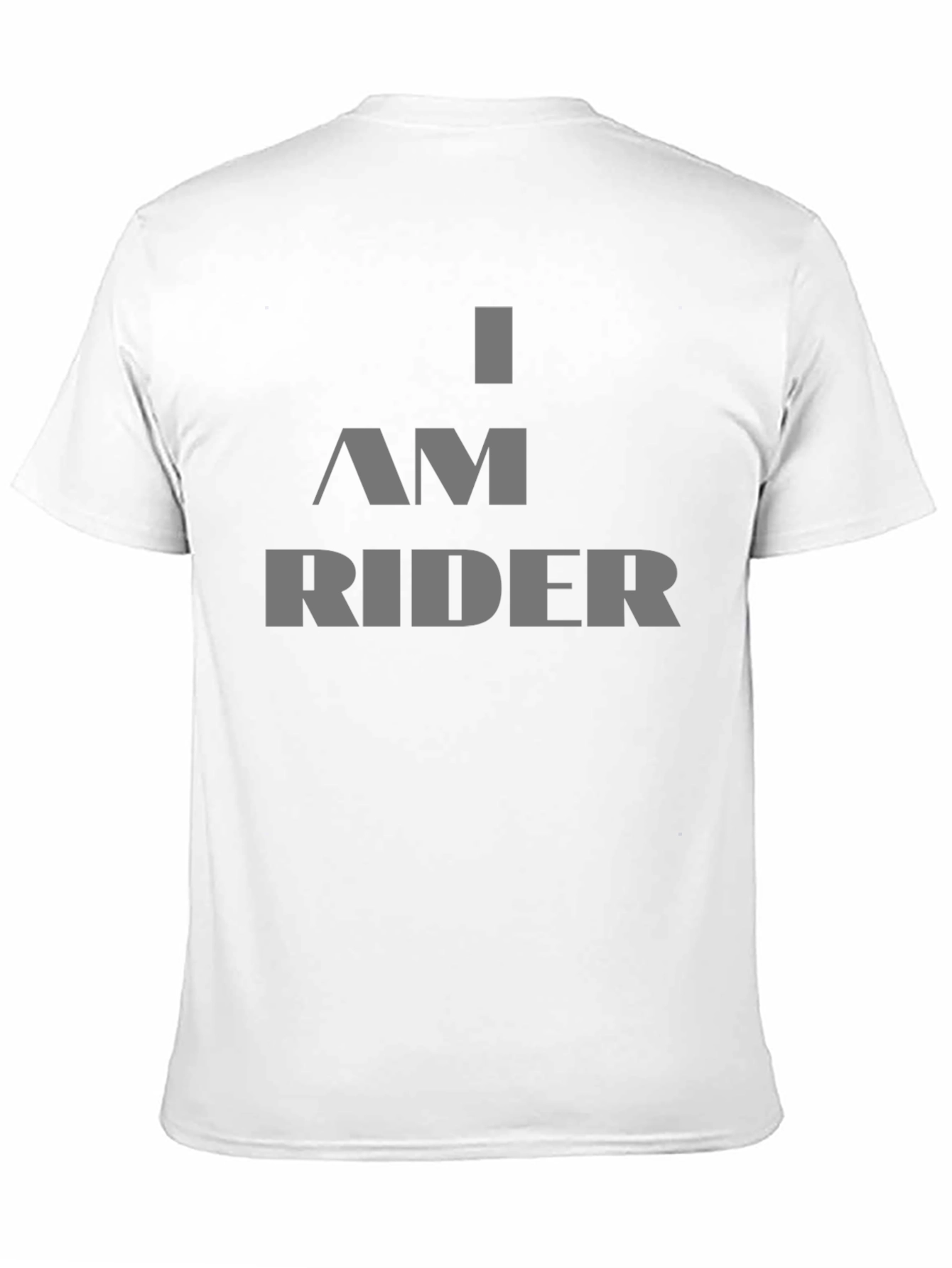 I AM RIDER Graphic T-Shirt - Bold Black Tee