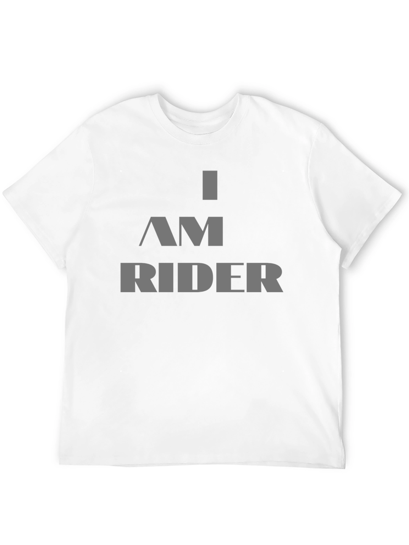 I AM RIDER Graphic T-Shirt - Bold Black Tee