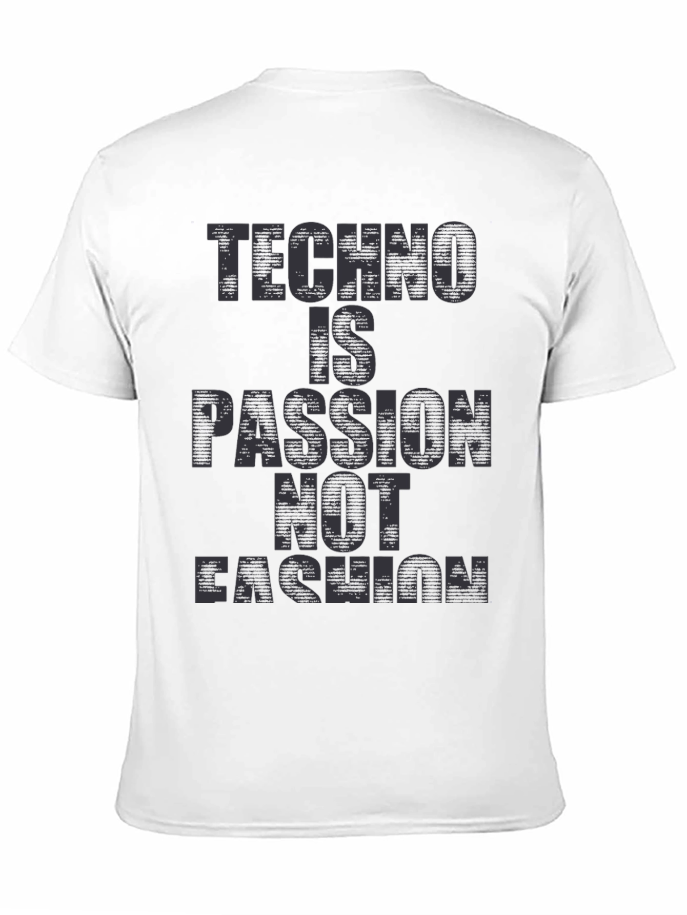 Techno is Passion T-Shirt - Unisex Black Tee