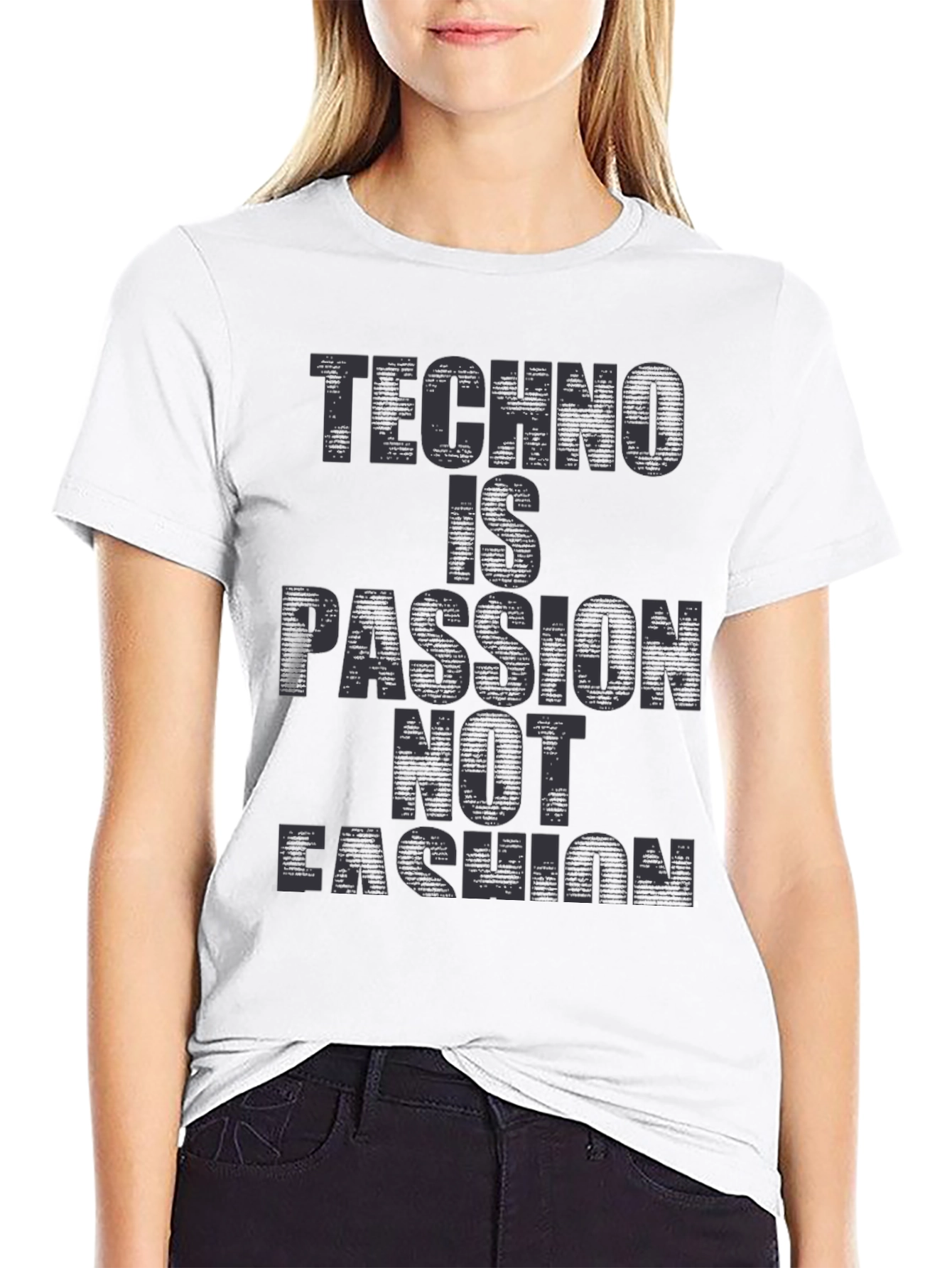 Techno is Passion T-Shirt - Unisex Black Tee