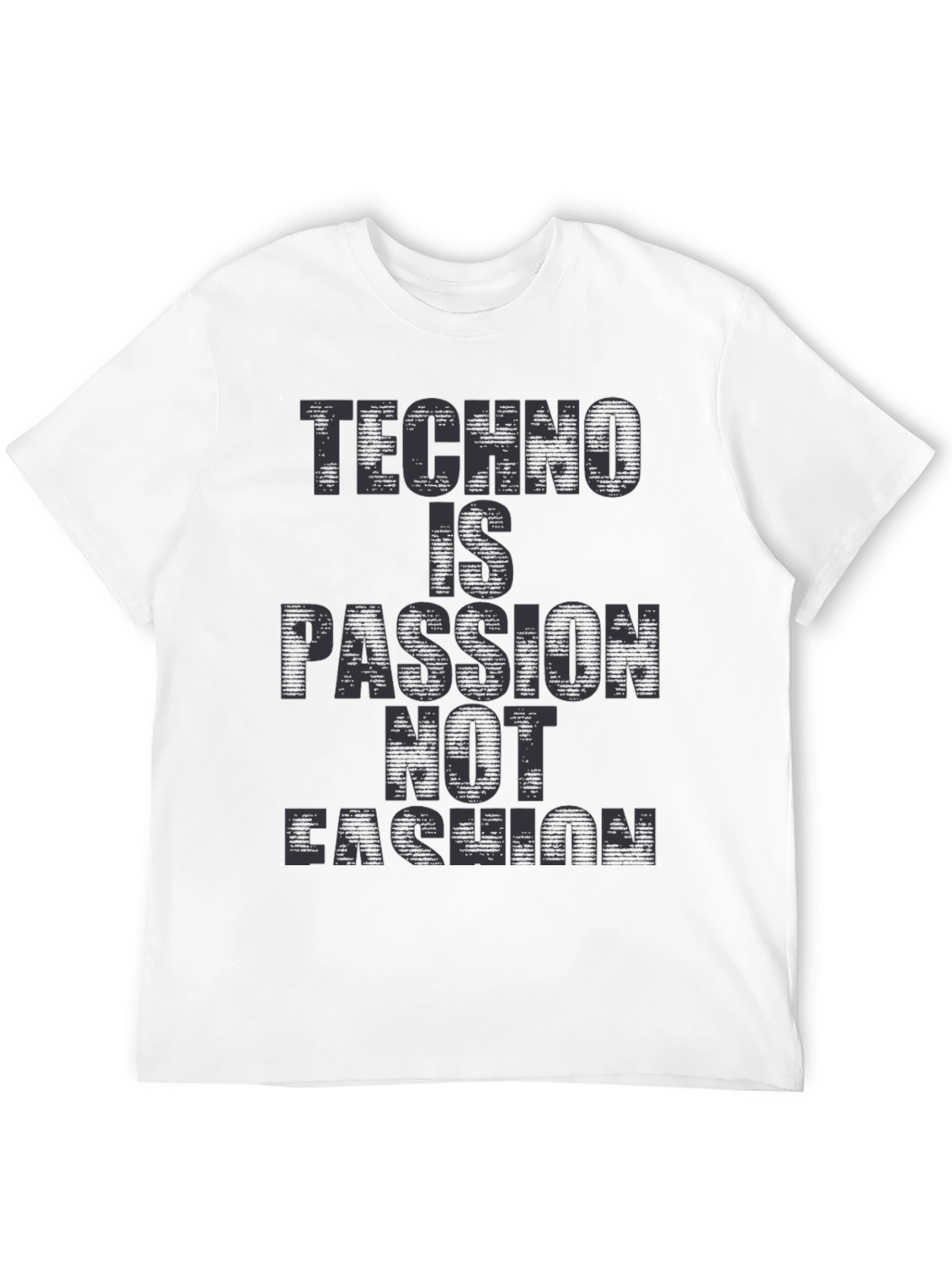 Techno is Passion T-Shirt - Unisex Black Tee