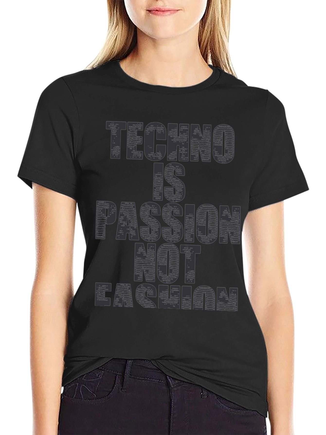 Techno is Passion T-Shirt - Unisex Black Tee