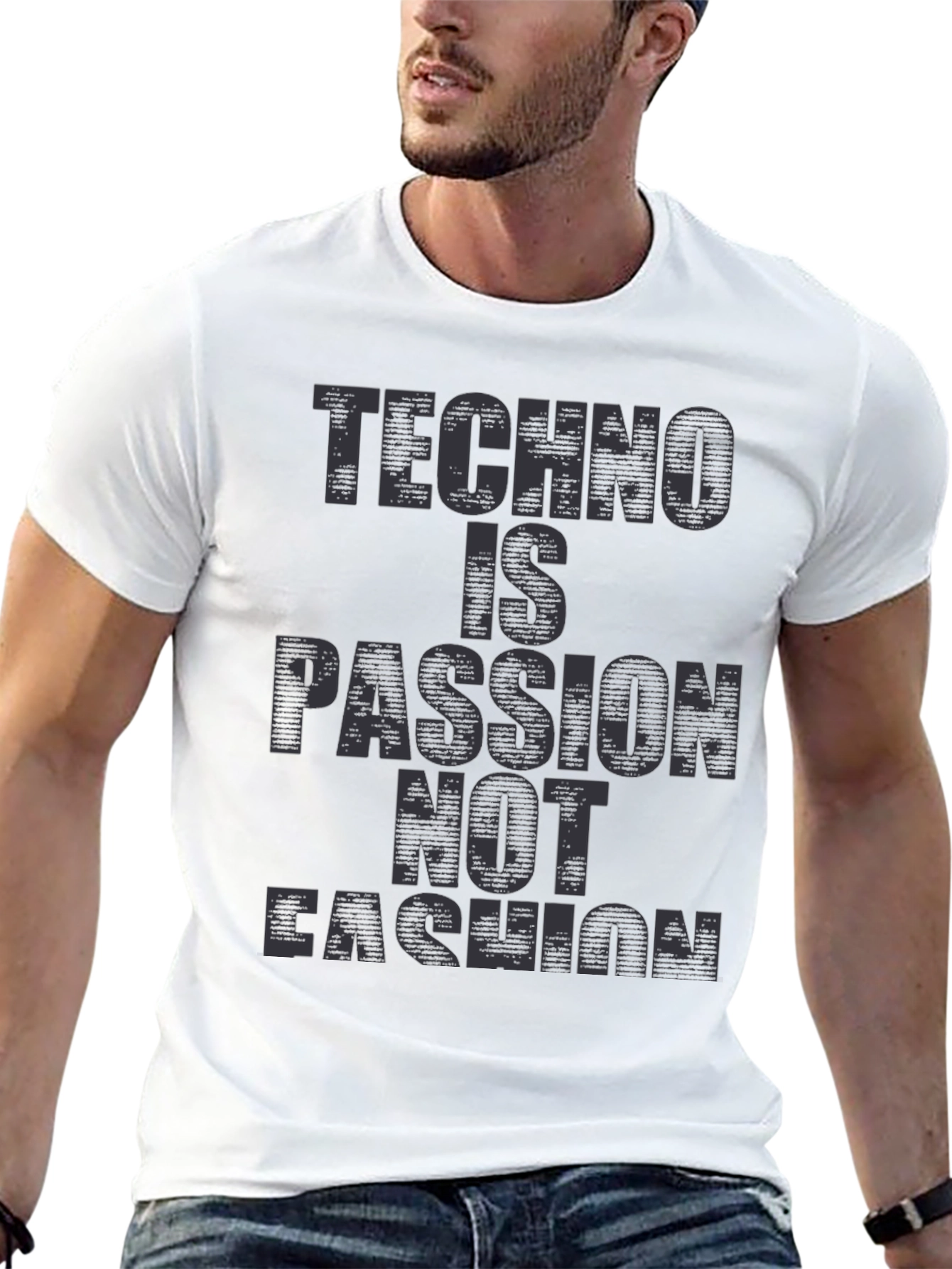 Techno is Passion T-Shirt - Unisex Black Tee