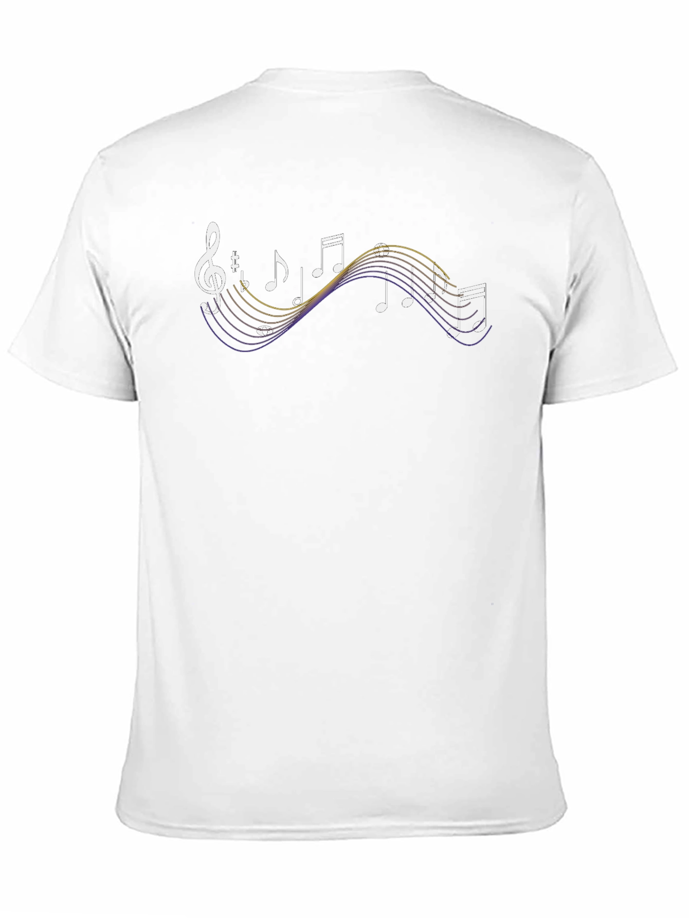 Musical Note Graphic Print T-Shirt