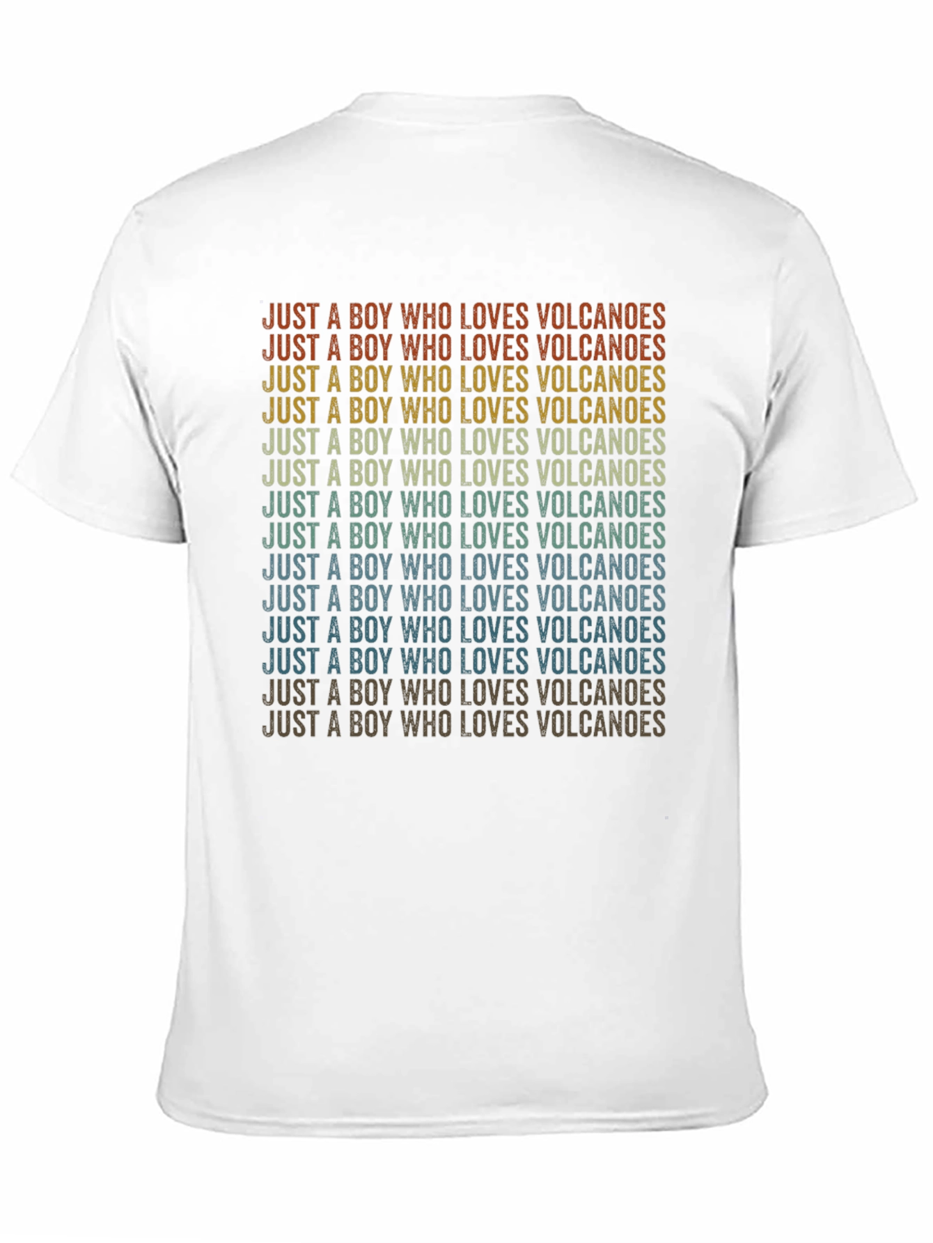 Boy Who Loves Volcanoes Retro Graphic Tee