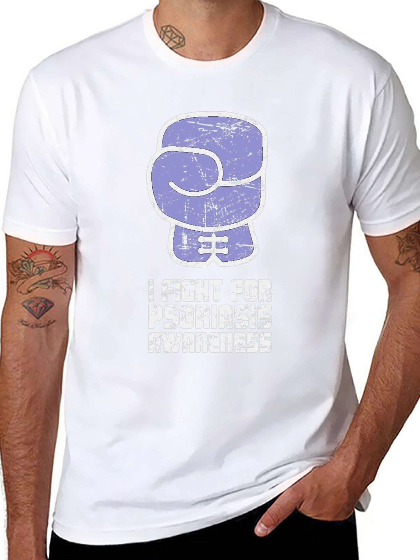 Psoriasis Awareness Boxing Glove T-Shirt