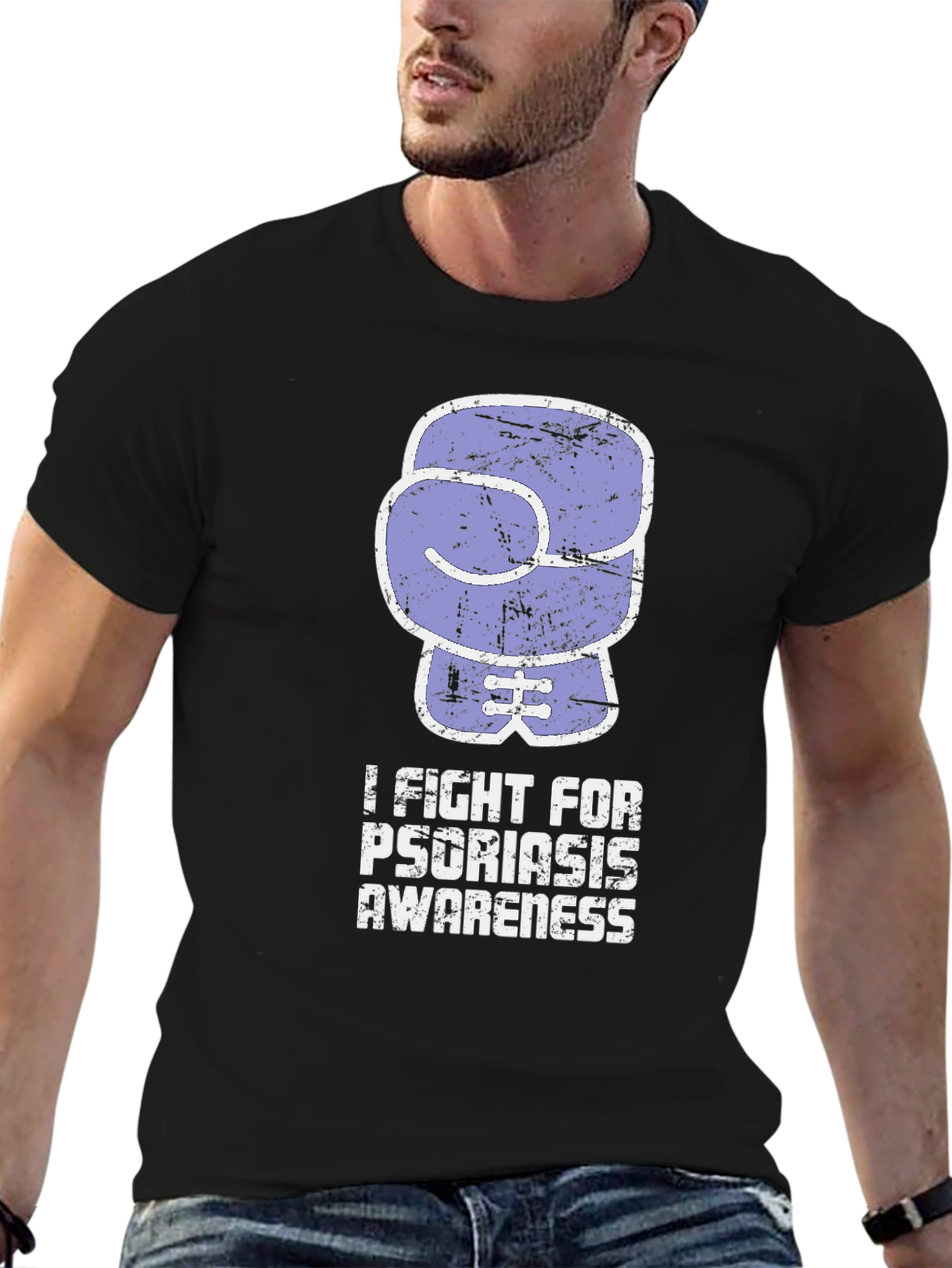 Psoriasis Awareness Boxing Glove T-Shirt