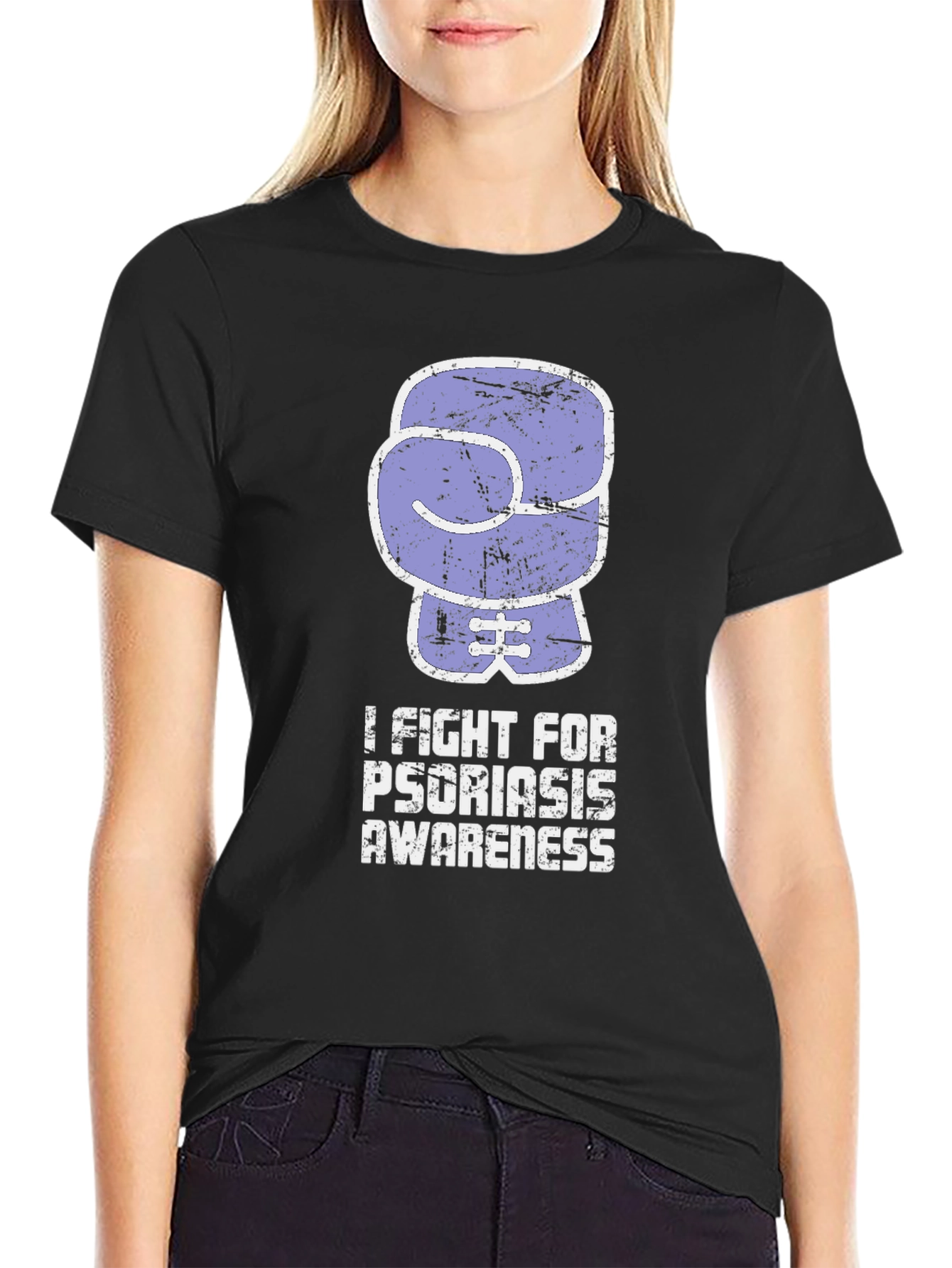 Psoriasis Awareness Boxing Glove T-Shirt