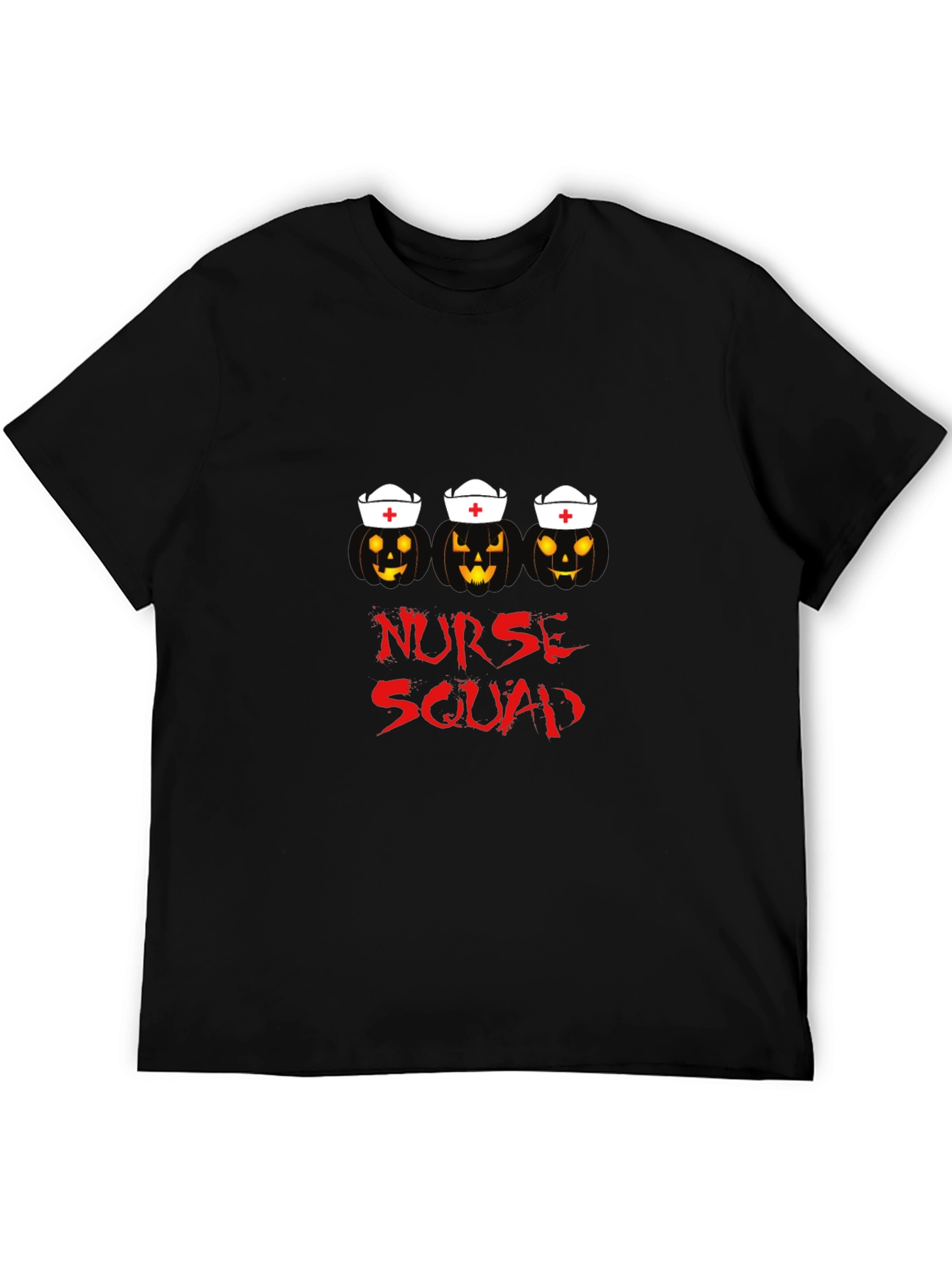 Nurse Squad Halloween Pumpkin T-Shirt