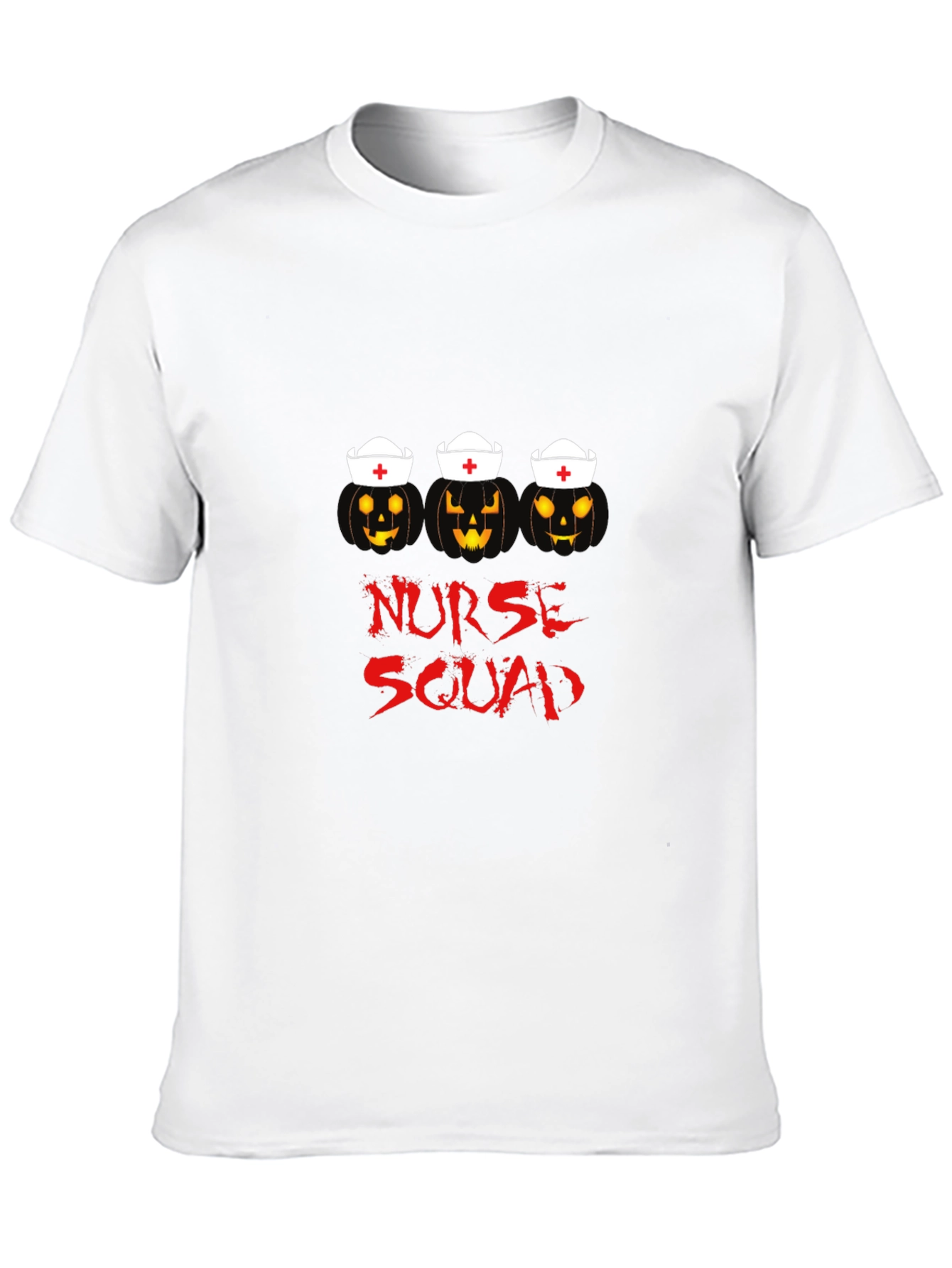 Nurse Squad Halloween Pumpkin T-Shirt