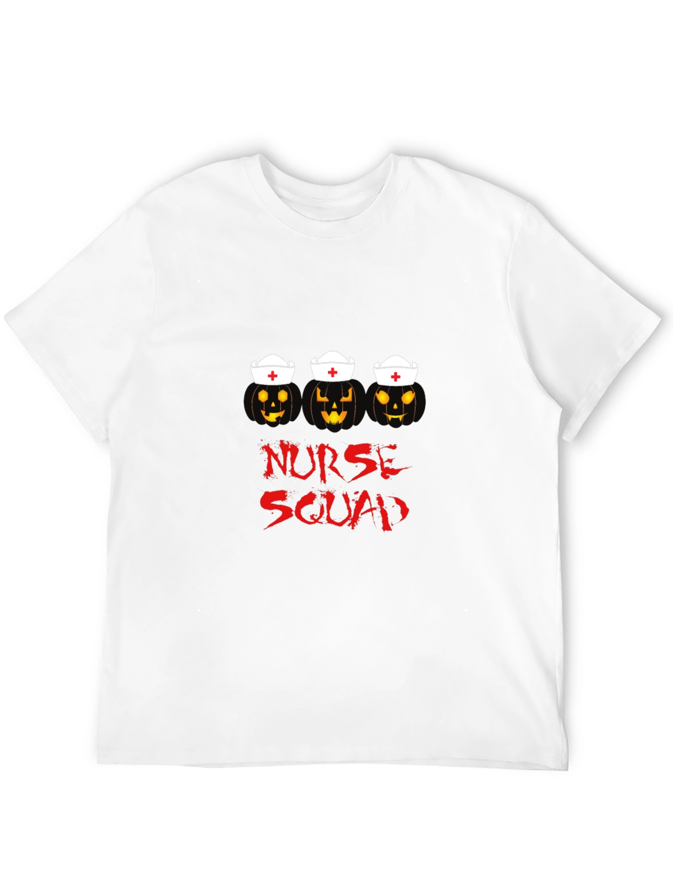 Nurse Squad Halloween Pumpkin T-Shirt