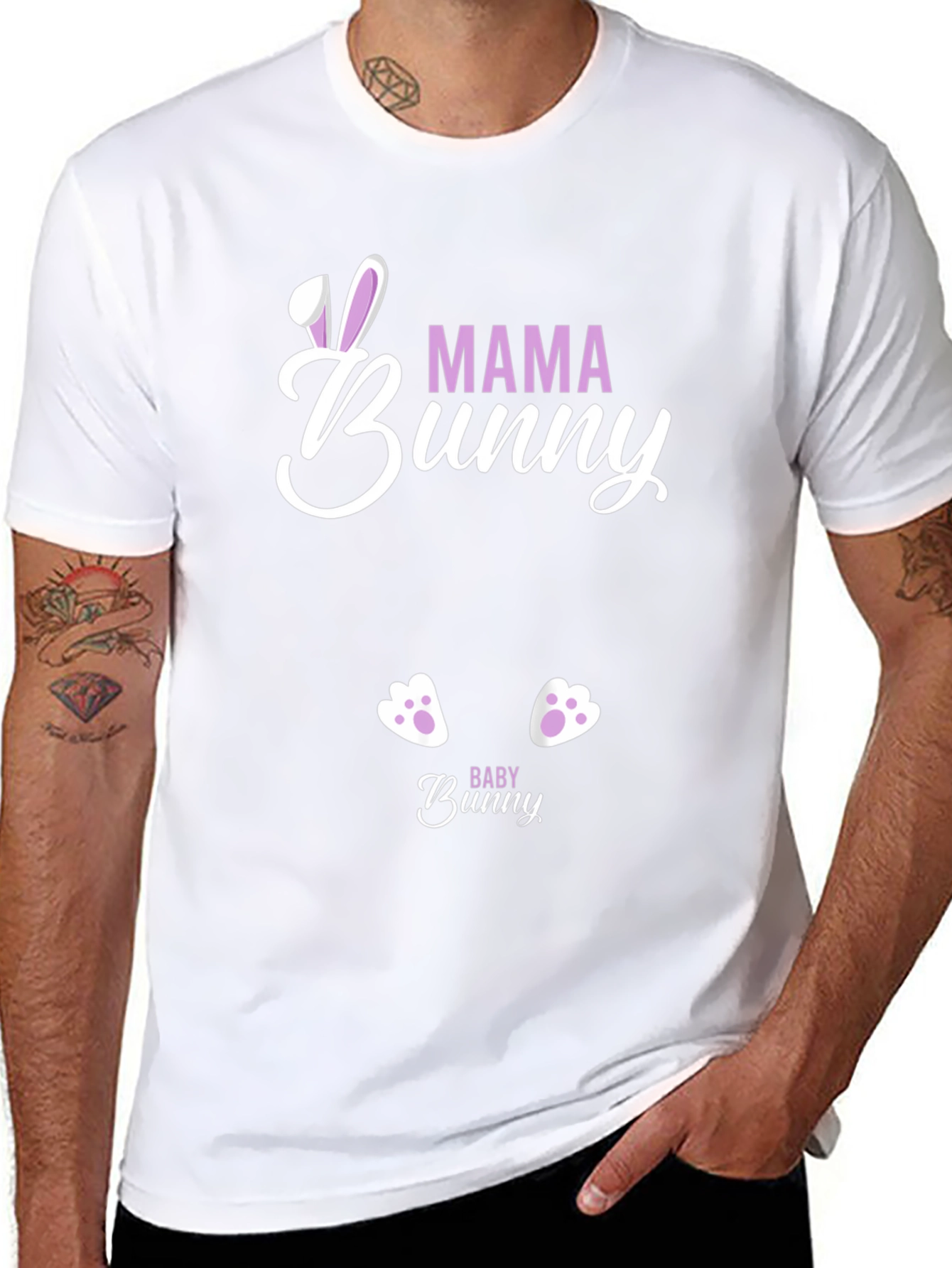 Mama Bunny T-Shirt - Easter Pregnancy Announcement Tee