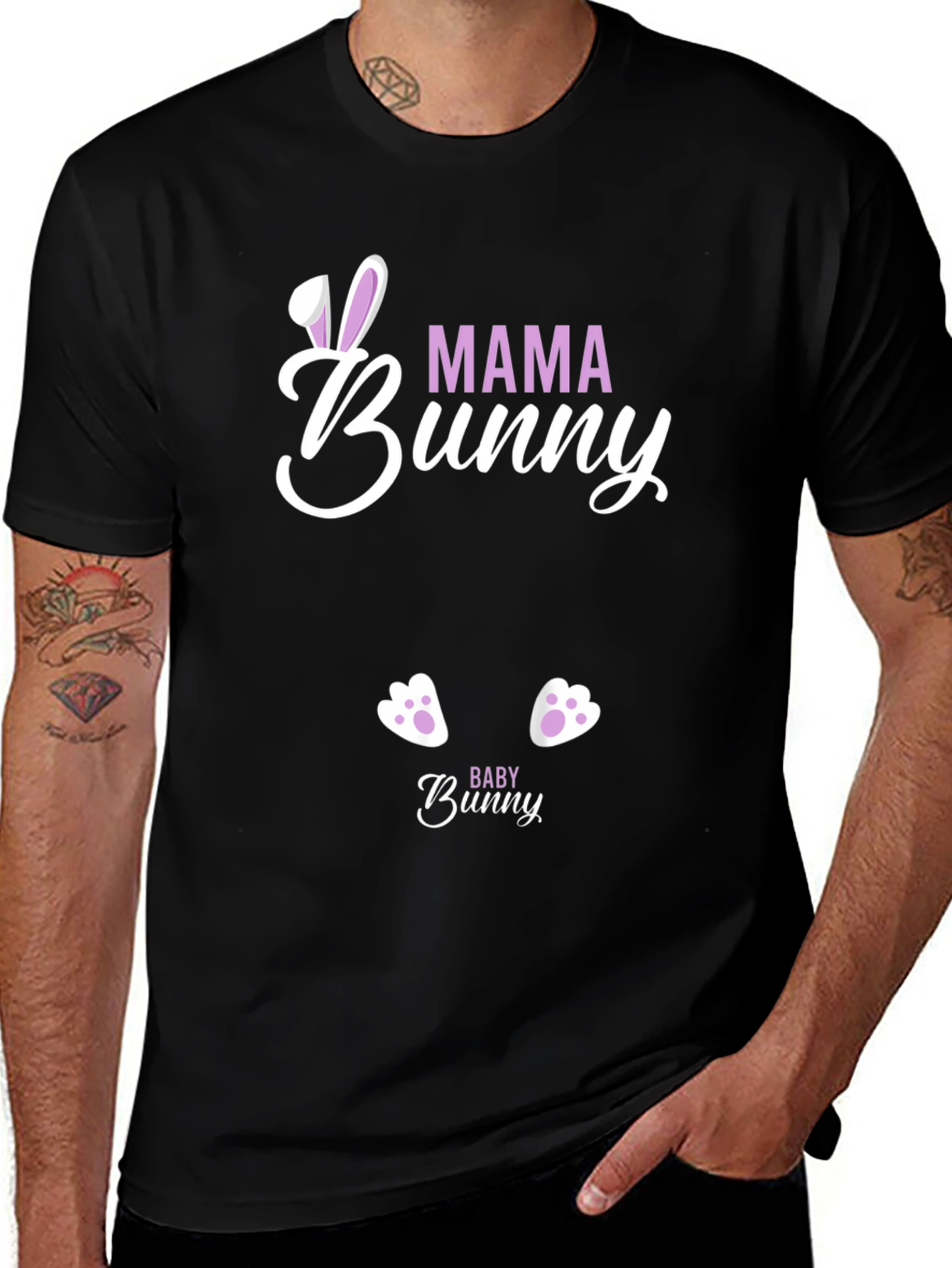 Mama Bunny T-Shirt - Easter Pregnancy Announcement Tee