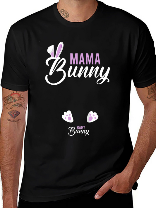 Mama Bunny T-Shirt - Easter Pregnancy Announcement Tee
