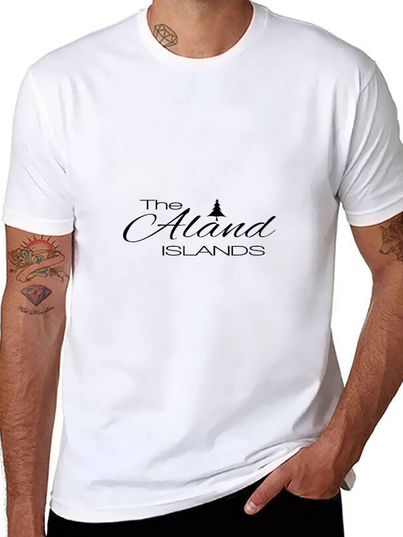 The Aland Islands Black T-Shirt