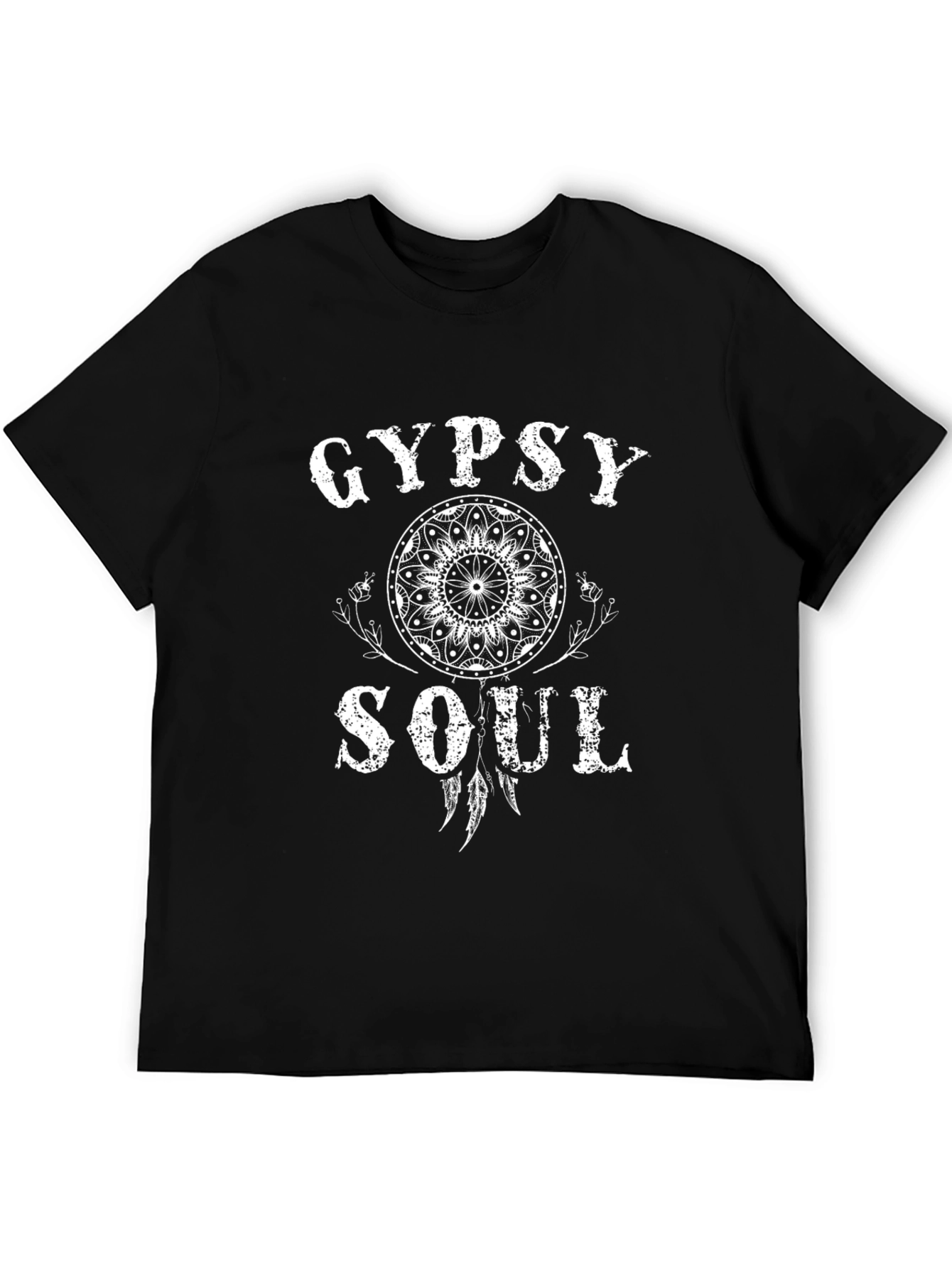 Gypsy Soul Black Graphic T-Shirt
