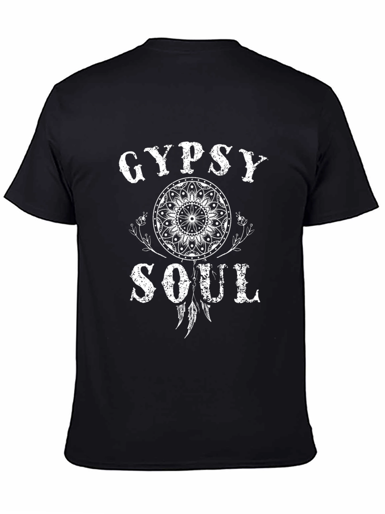 Gypsy Soul Black Graphic T-Shirt