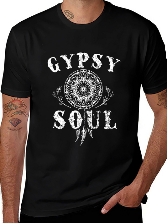 Gypsy Soul Black Graphic T-Shirt