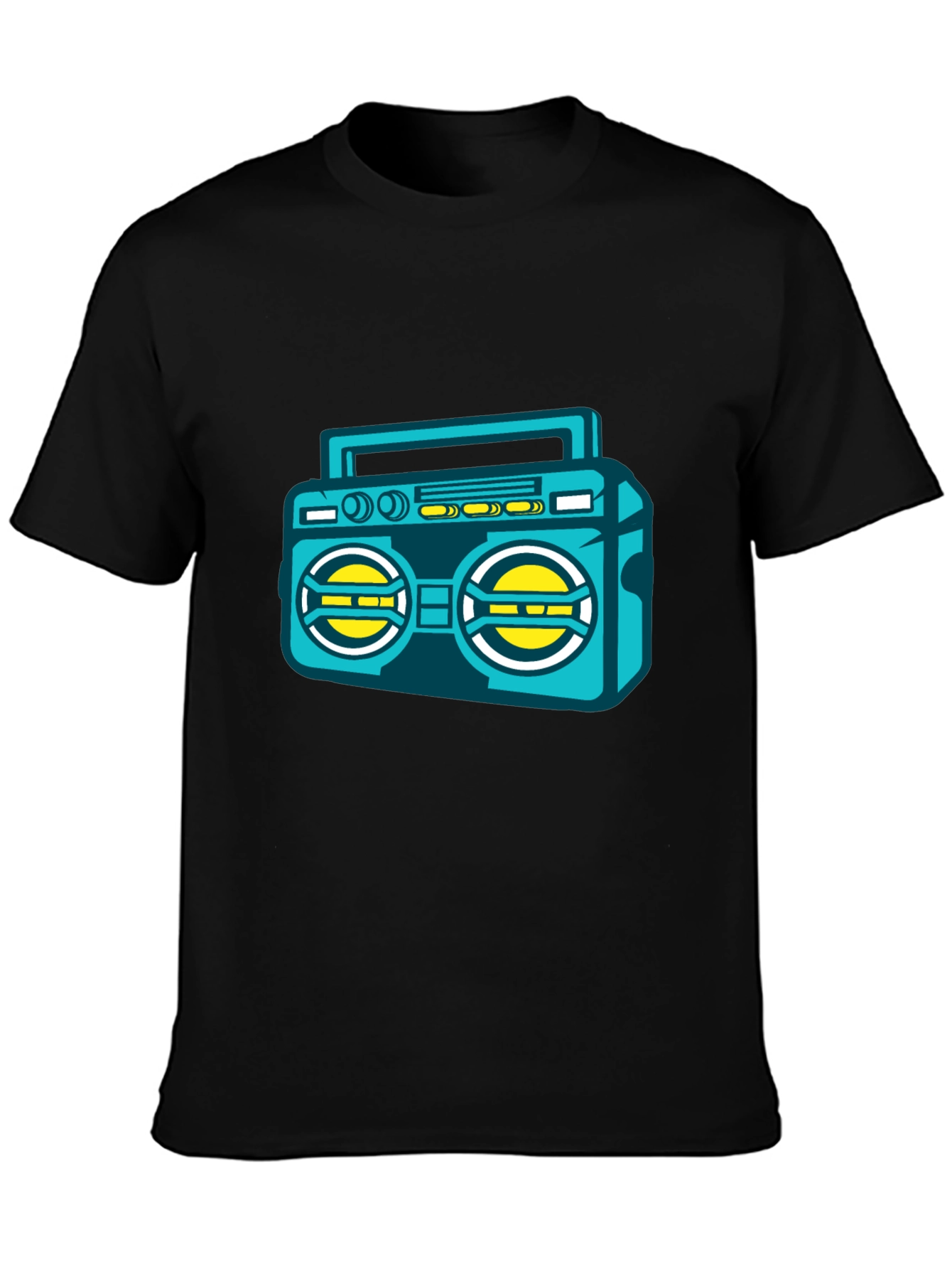 Retro Boombox Graphic Tee - Cool Music Lover T-Shirt
