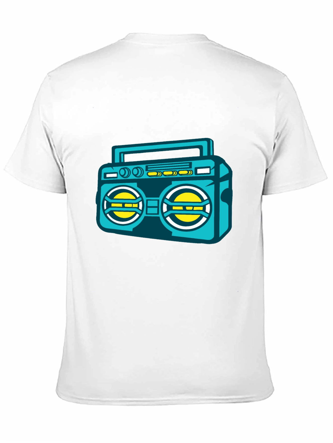 Retro Boombox Graphic Tee - Cool Music Lover T-Shirt