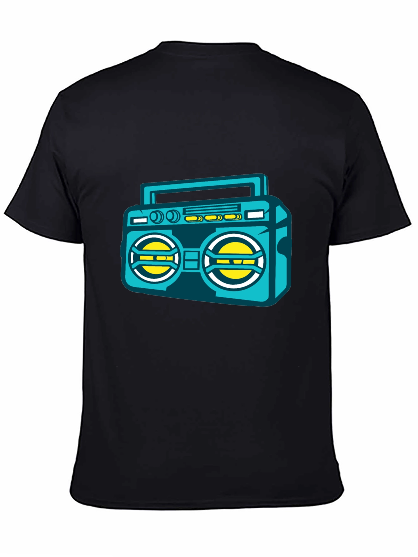 Retro Boombox Graphic Tee - Cool Music Lover T-Shirt