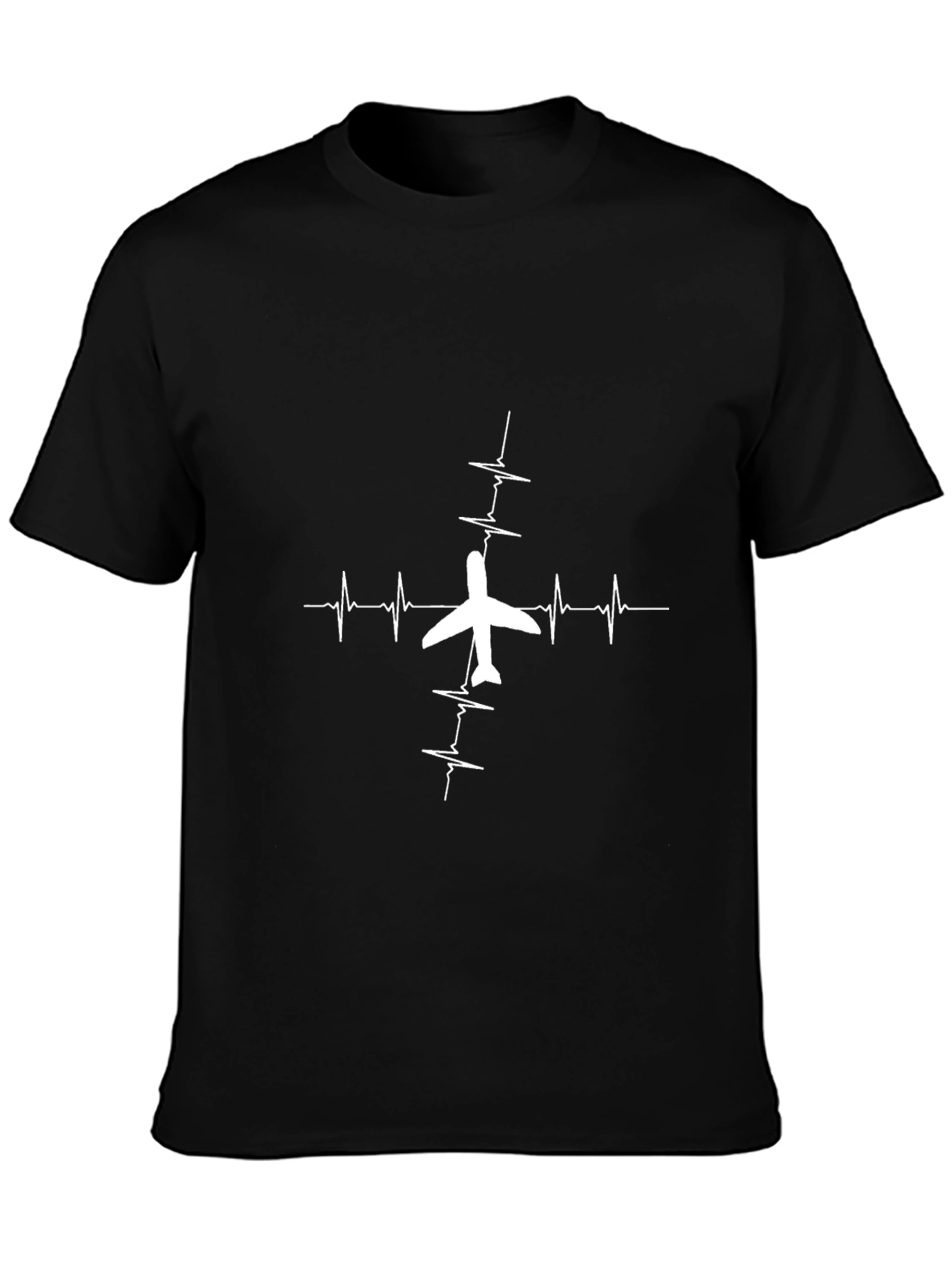 Pilot Heartbeat T-Shirt - Aviation Lover Tee