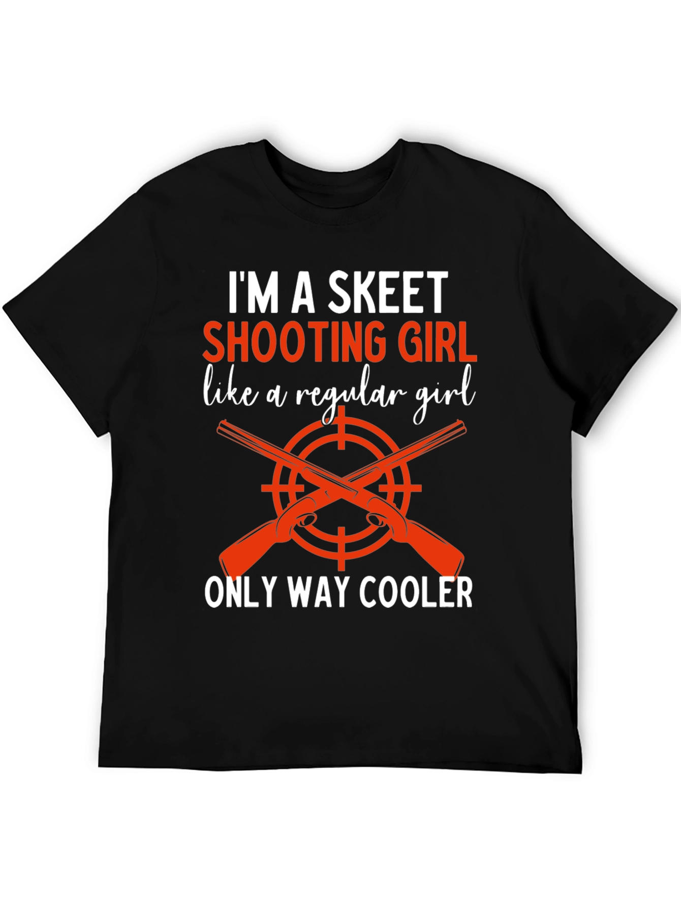 Skeet Shooting Girl Tee - Way Cooler Graphic T-Shirt