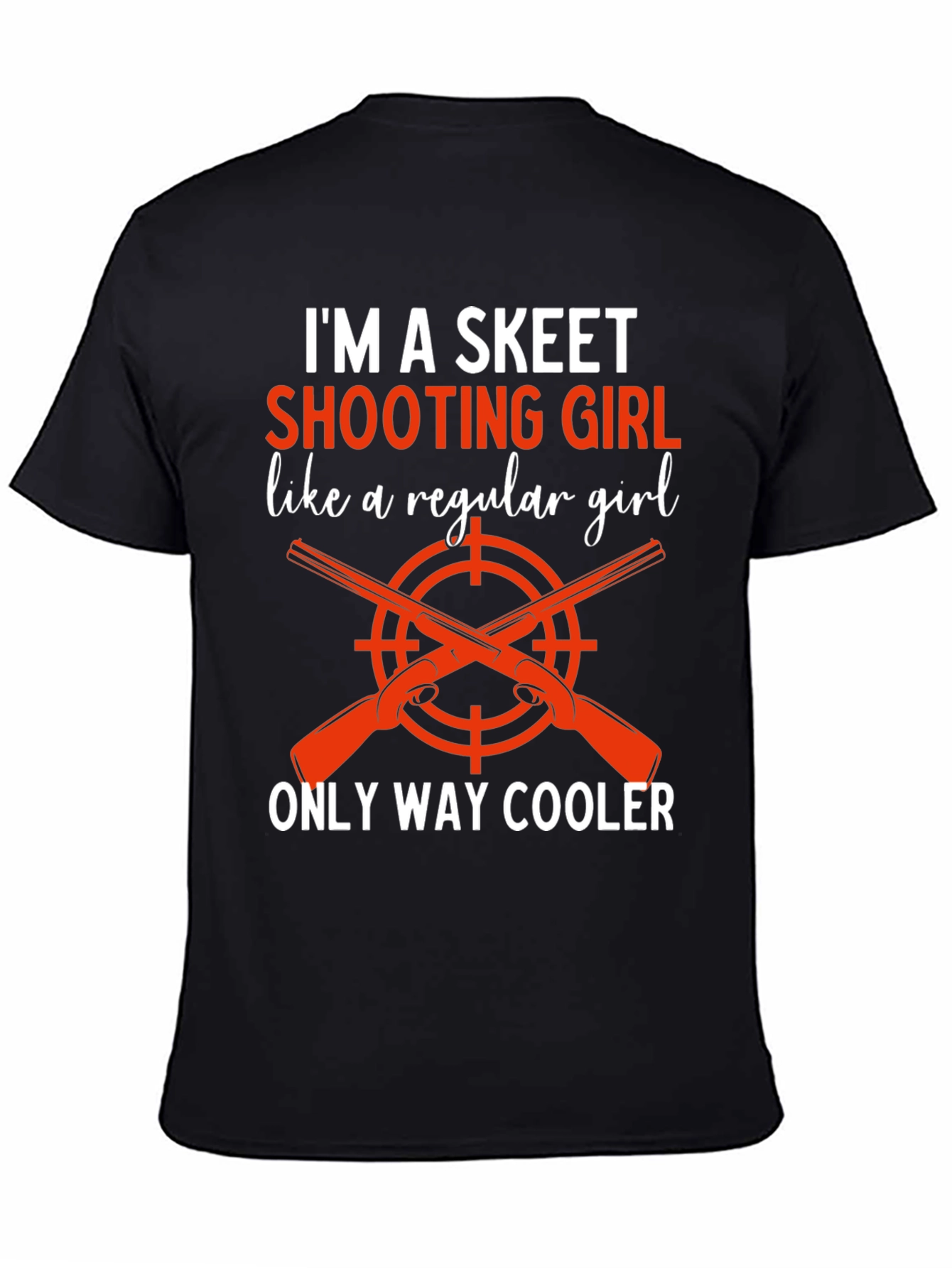 Skeet Shooting Girl Tee - Way Cooler Graphic T-Shirt