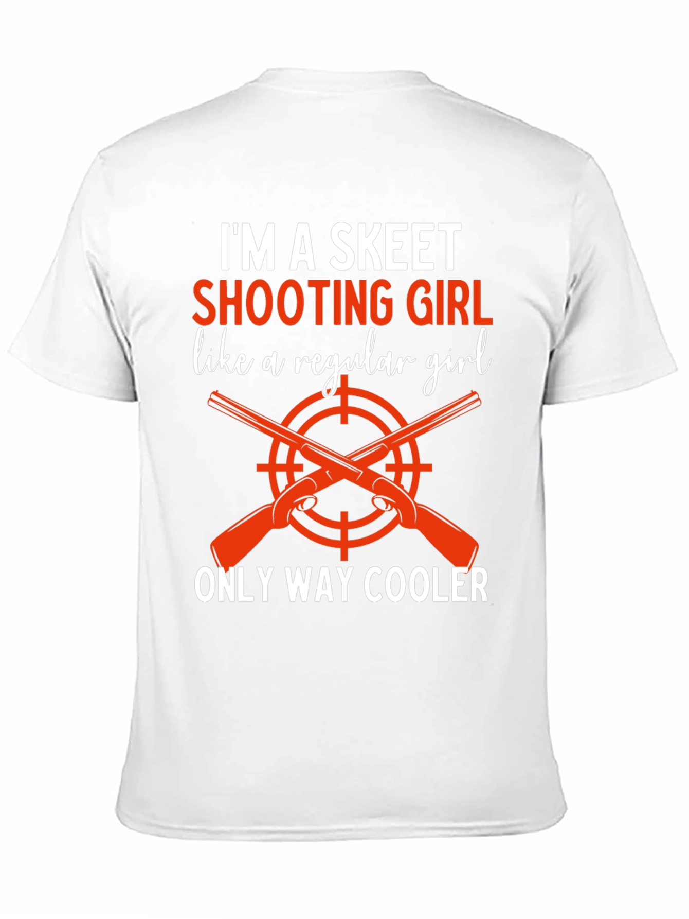 Skeet Shooting Girl Tee - Way Cooler Graphic T-Shirt