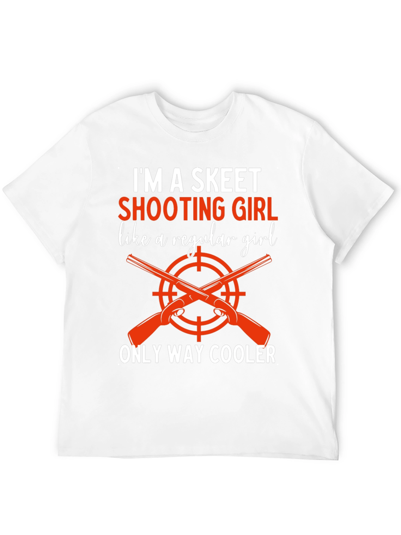 Skeet Shooting Girl Tee - Way Cooler Graphic T-Shirt