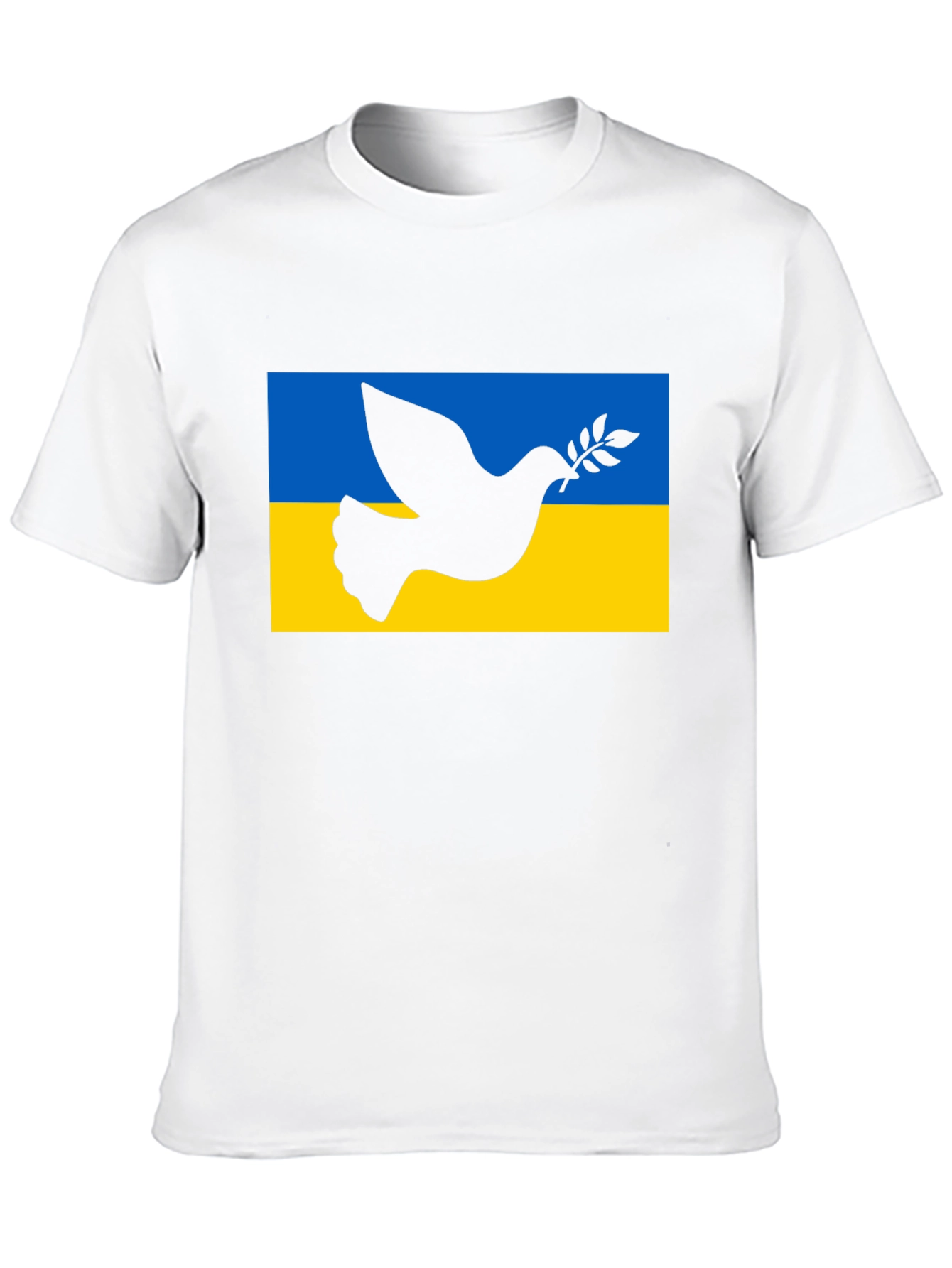 Ukraine Peace Dove Black T-Shirt