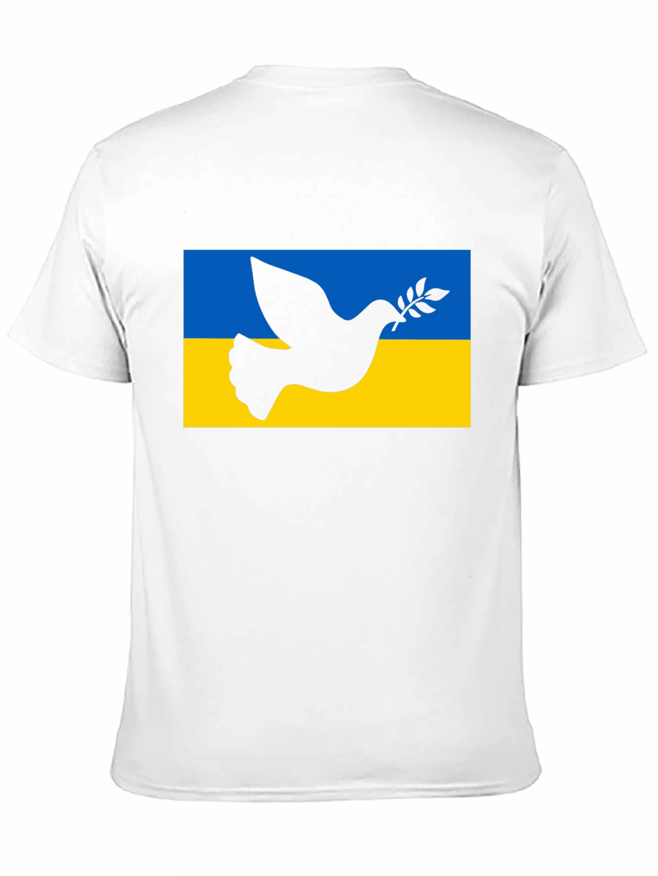 Ukraine Peace Dove Black T-Shirt
