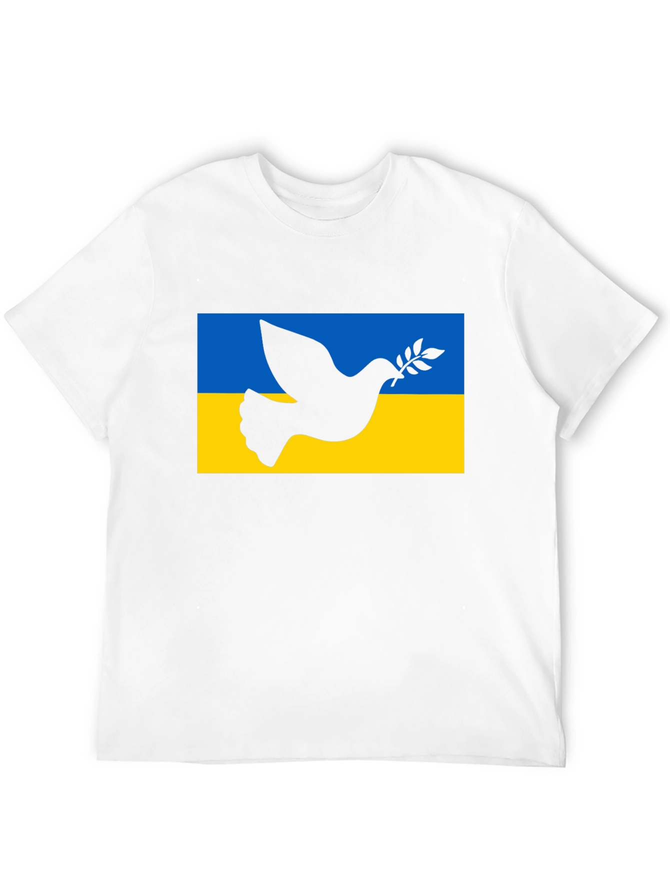 Ukraine Peace Dove Black T-Shirt