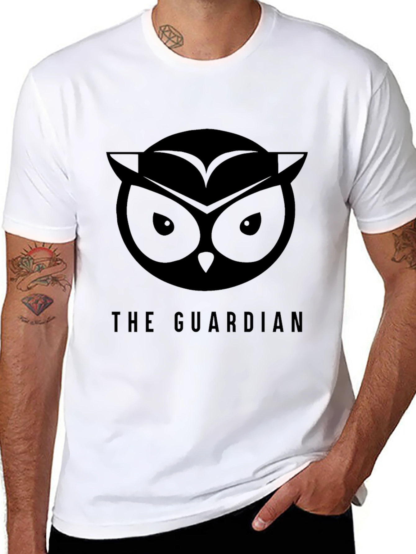 The Guardian Owl T-Shirt - Black