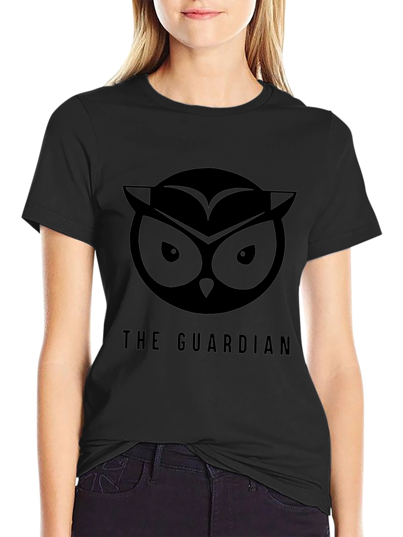 The Guardian Owl T-Shirt - Black