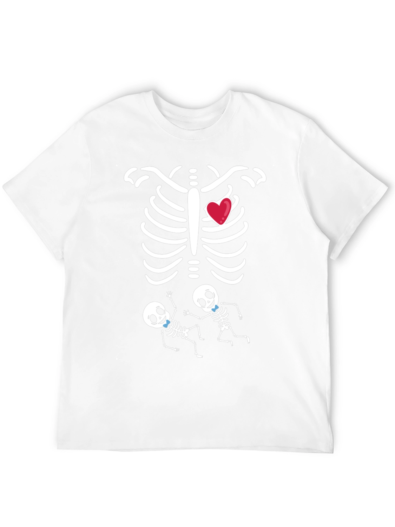 Pregnancy Skeleton T-Shirt - Expecting Twins