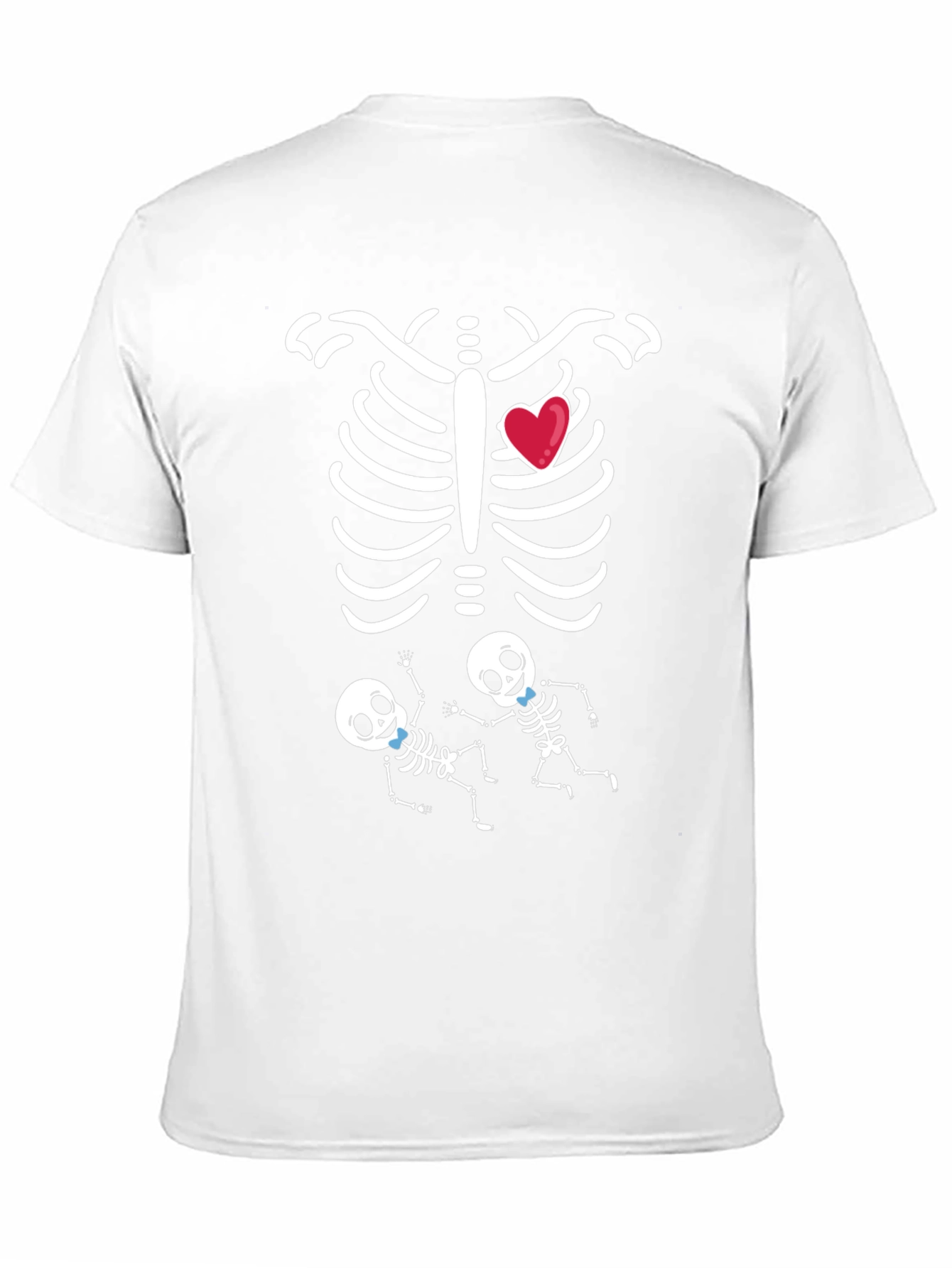 Pregnancy Skeleton T-Shirt - Expecting Twins