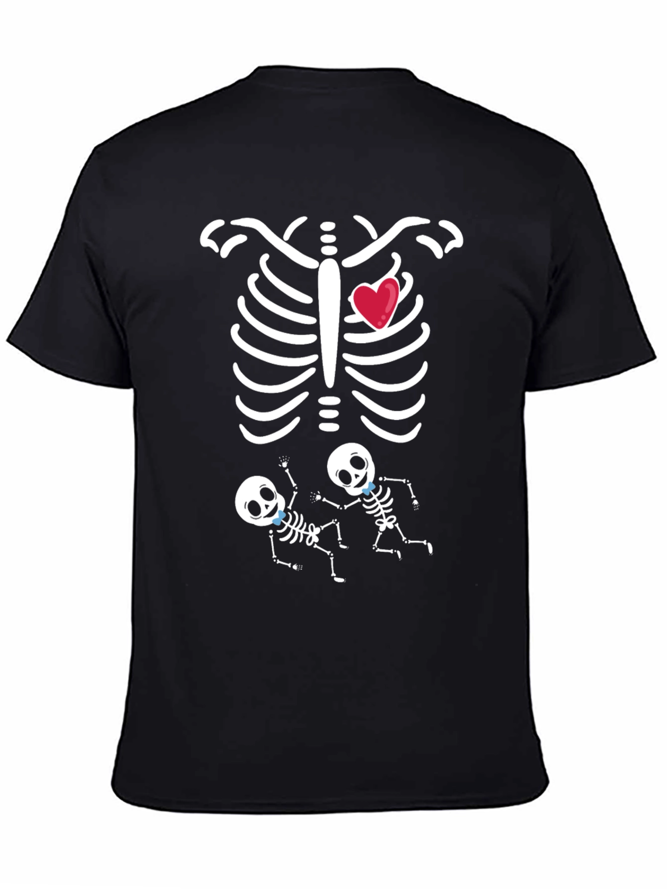 Pregnancy Skeleton T-Shirt - Expecting Twins
