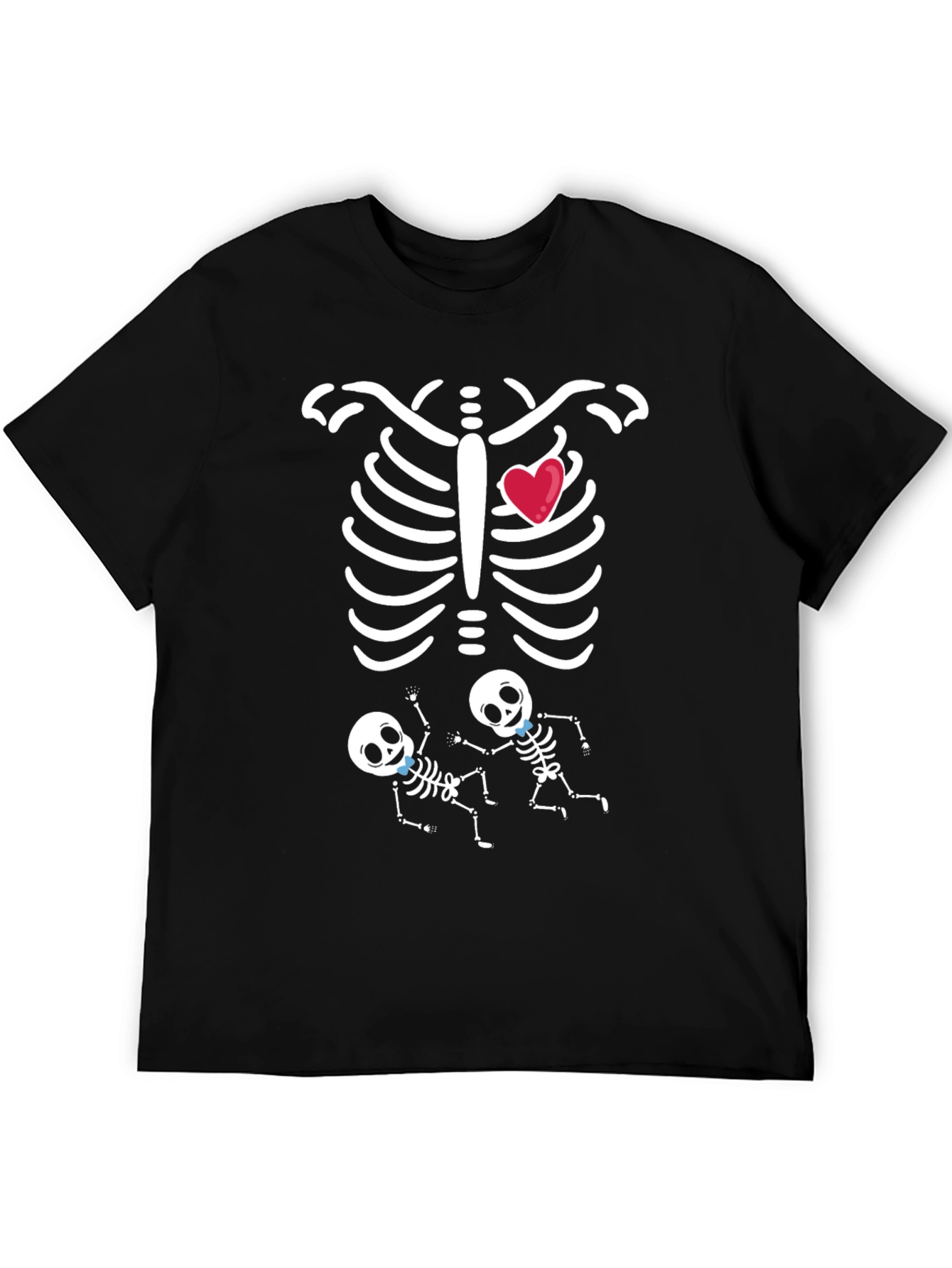 Pregnancy Skeleton T-Shirt - Expecting Twins